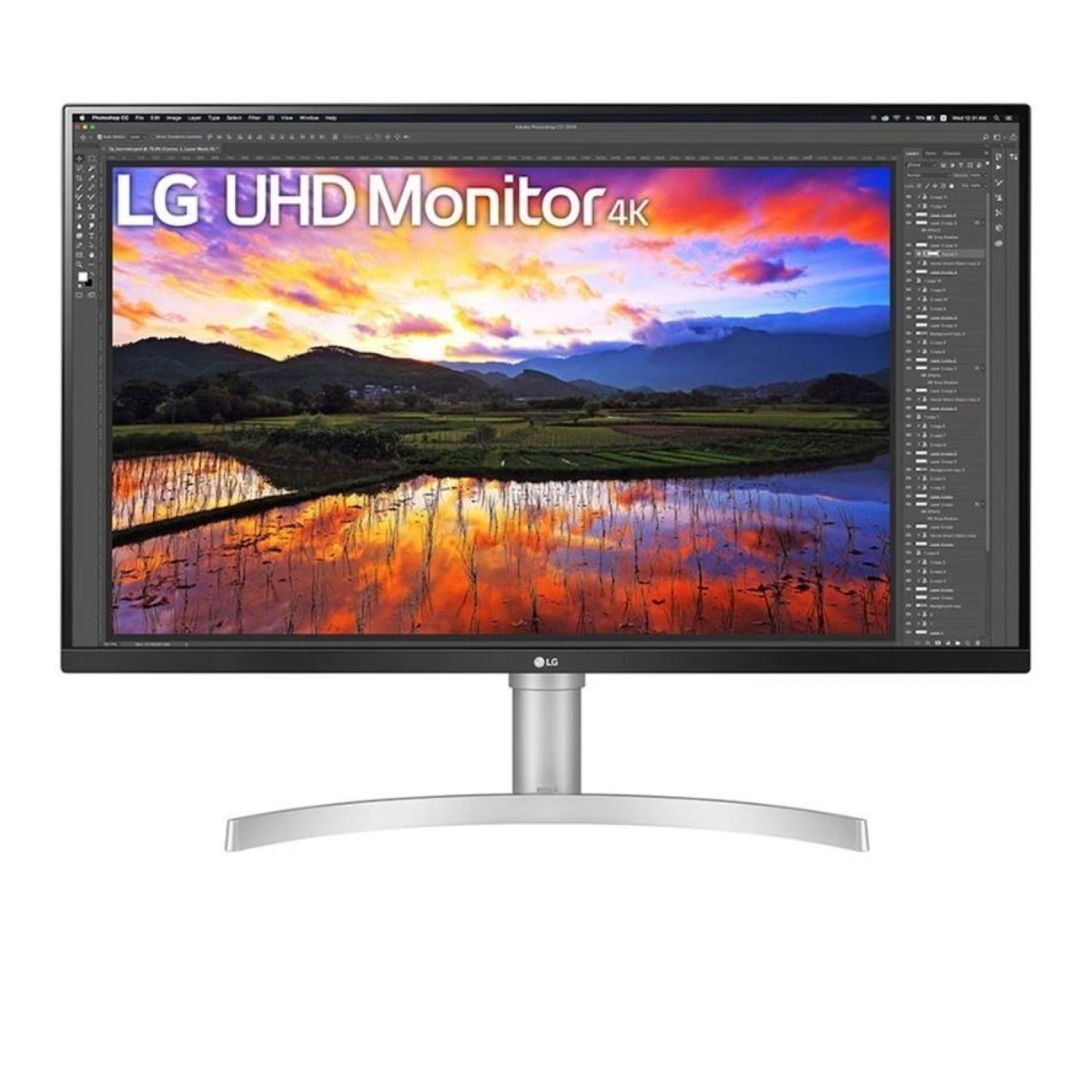 LG Monitor Profesional 32UN650K-W · 31,5" 4K · Multimedia · Regulable altura · Blanco