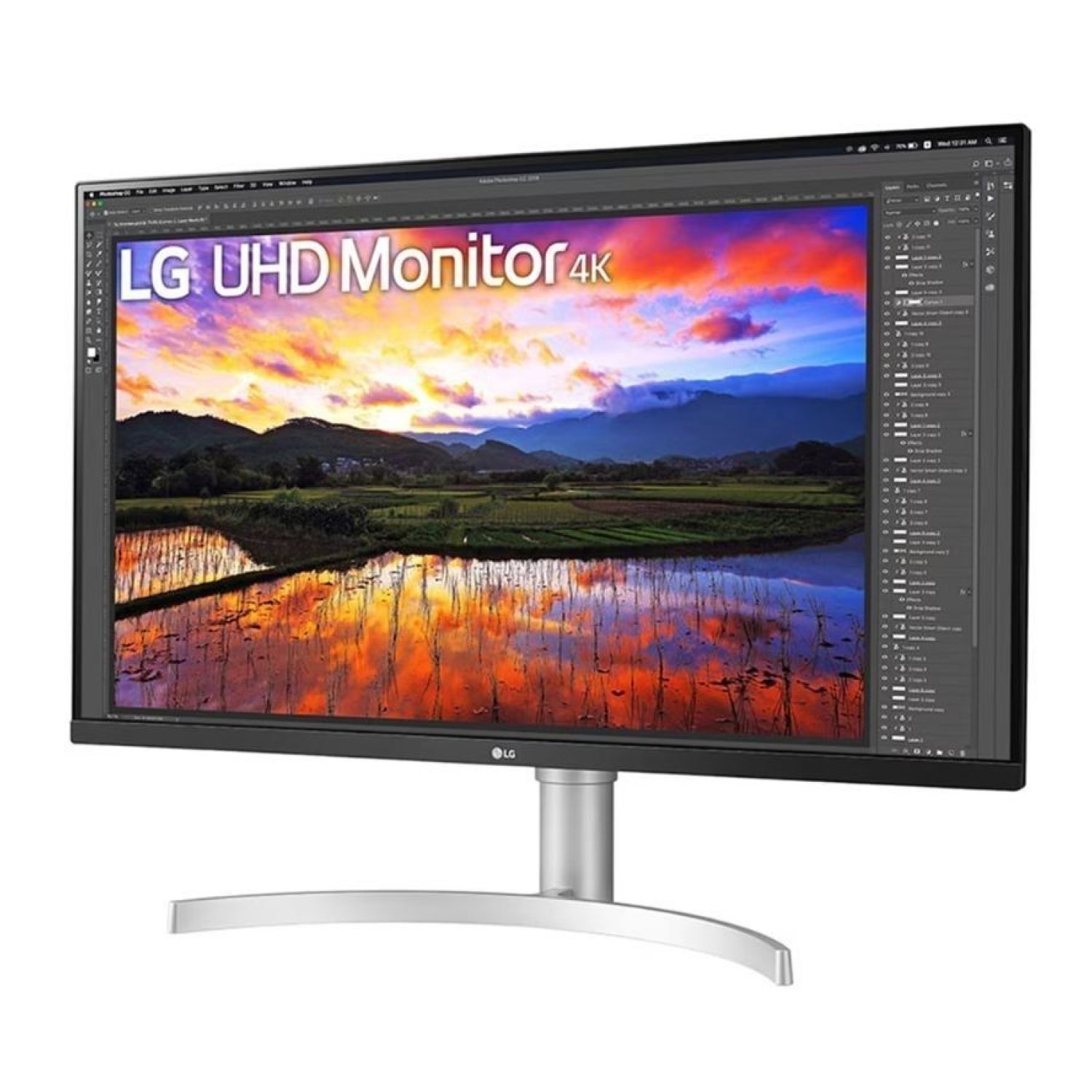 LG Monitor Profesional 32UN650K-W · 31,5" 4K · Multimedia · Regulable altura · Blanco