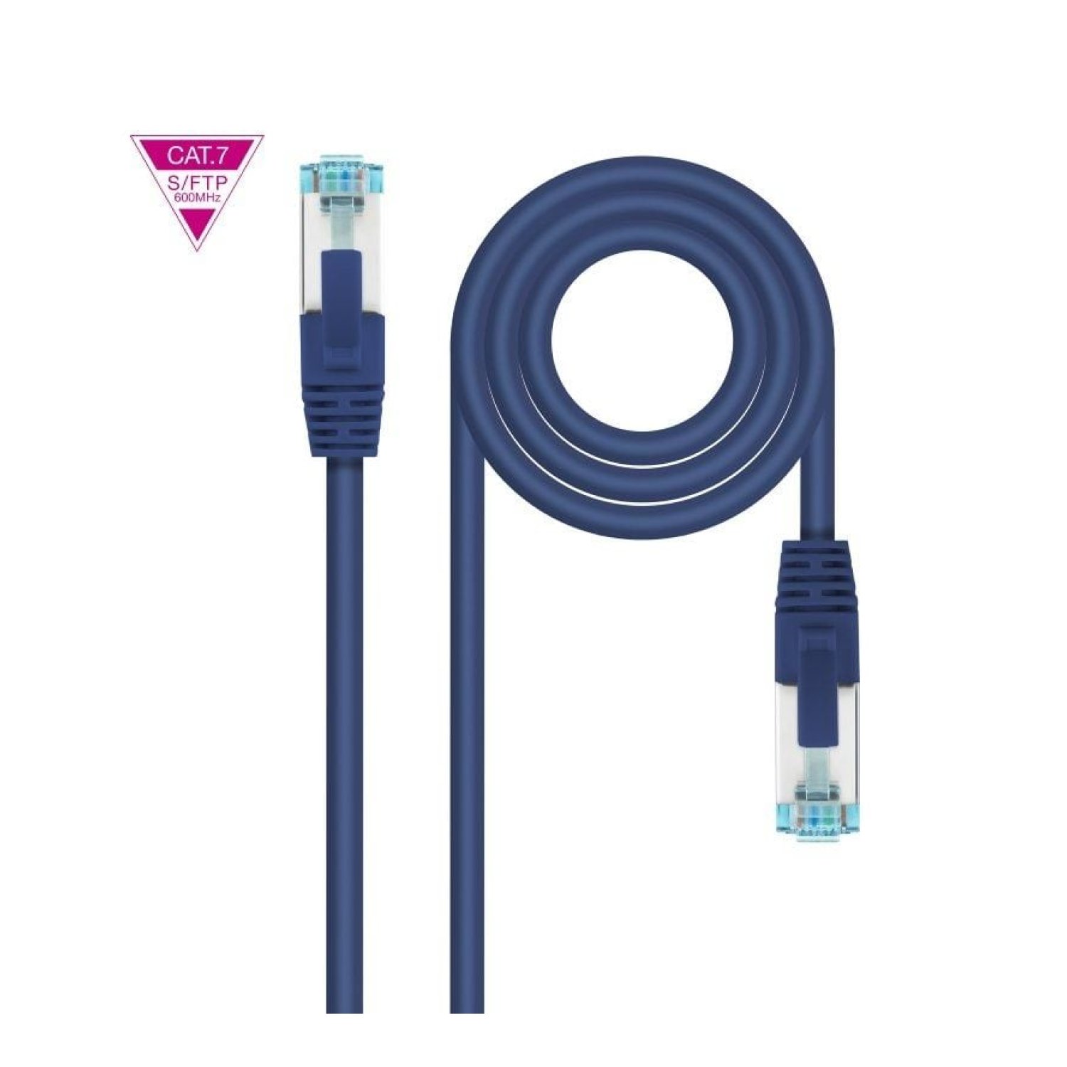 Nanocable · Cable RJ45 SFTP Cat.7 · 1m · Azul
