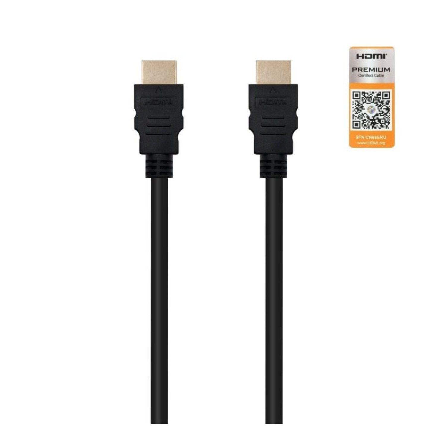 Nanocable Cable HDMI 2.0 · 4K · HDMI Macho-Macho · 1m · Certificado · Negro