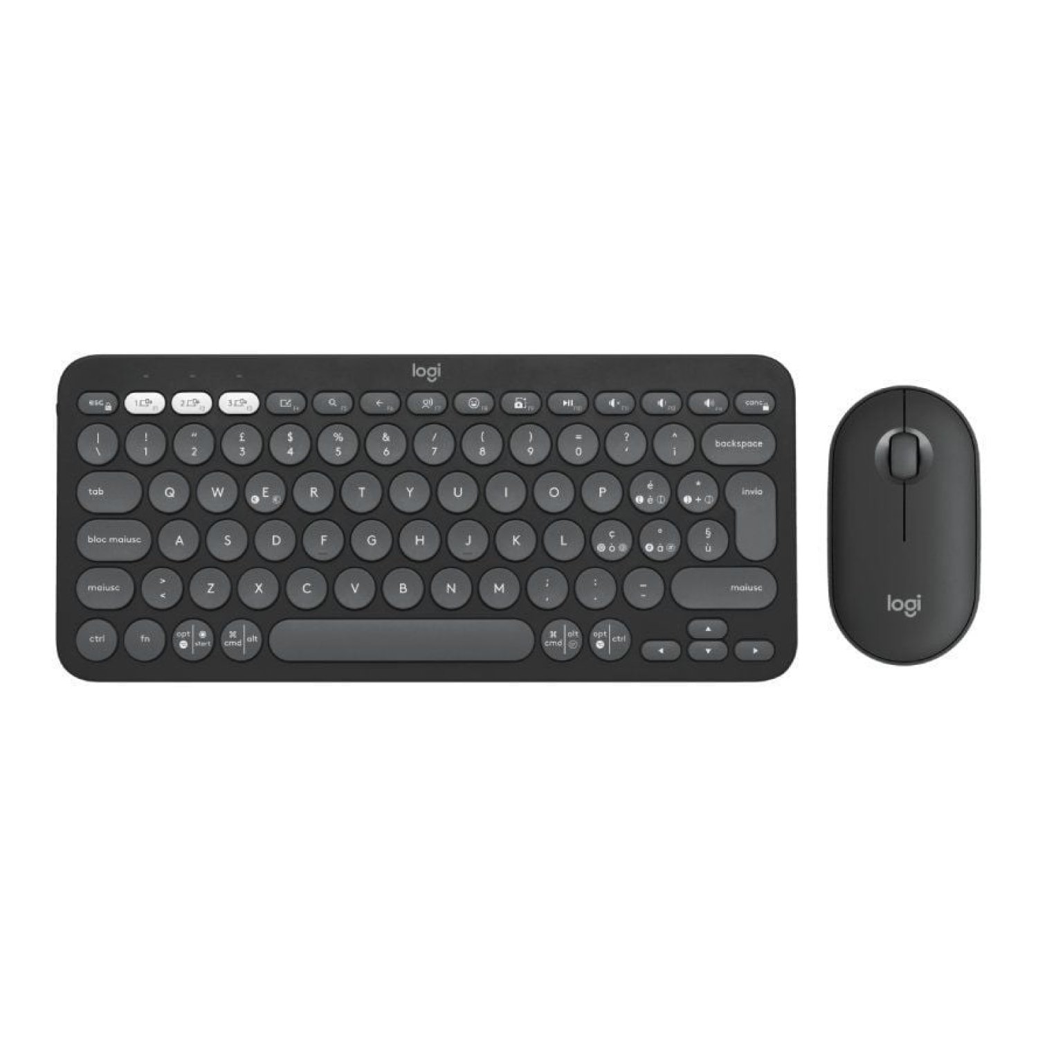 Logitech Pebble 2 Combo · Teclado y Ratón Inalámbricos · Silencioso