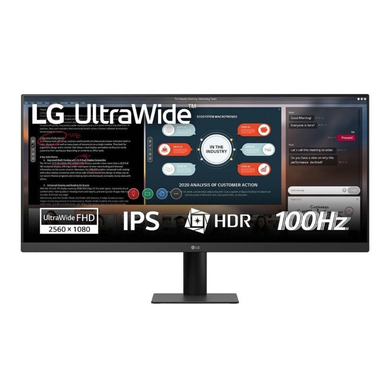 LG 29U511A · Monitor Ultrapanorámico · 29" WFHD · Negro