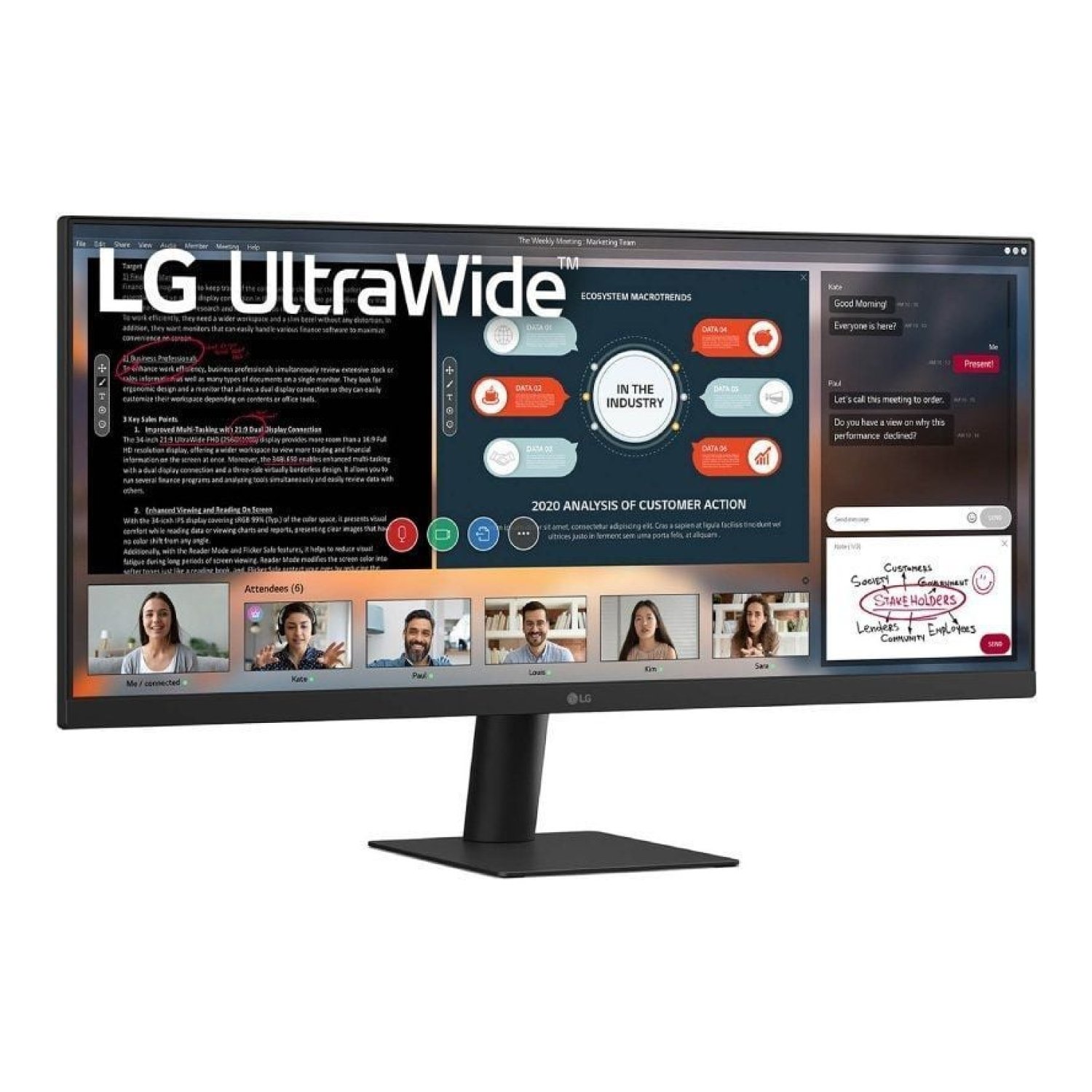 LG 29U511A · Monitor Ultrapanorámico · 29" WFHD · Negro