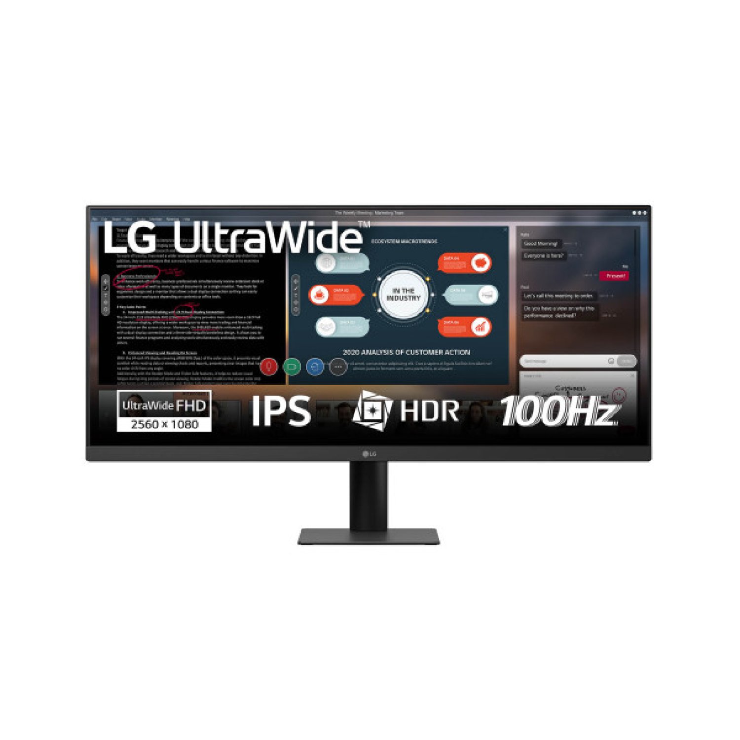 LG 29U511A · Monitor Ultrapanorámico · 29" WFHD · Negro