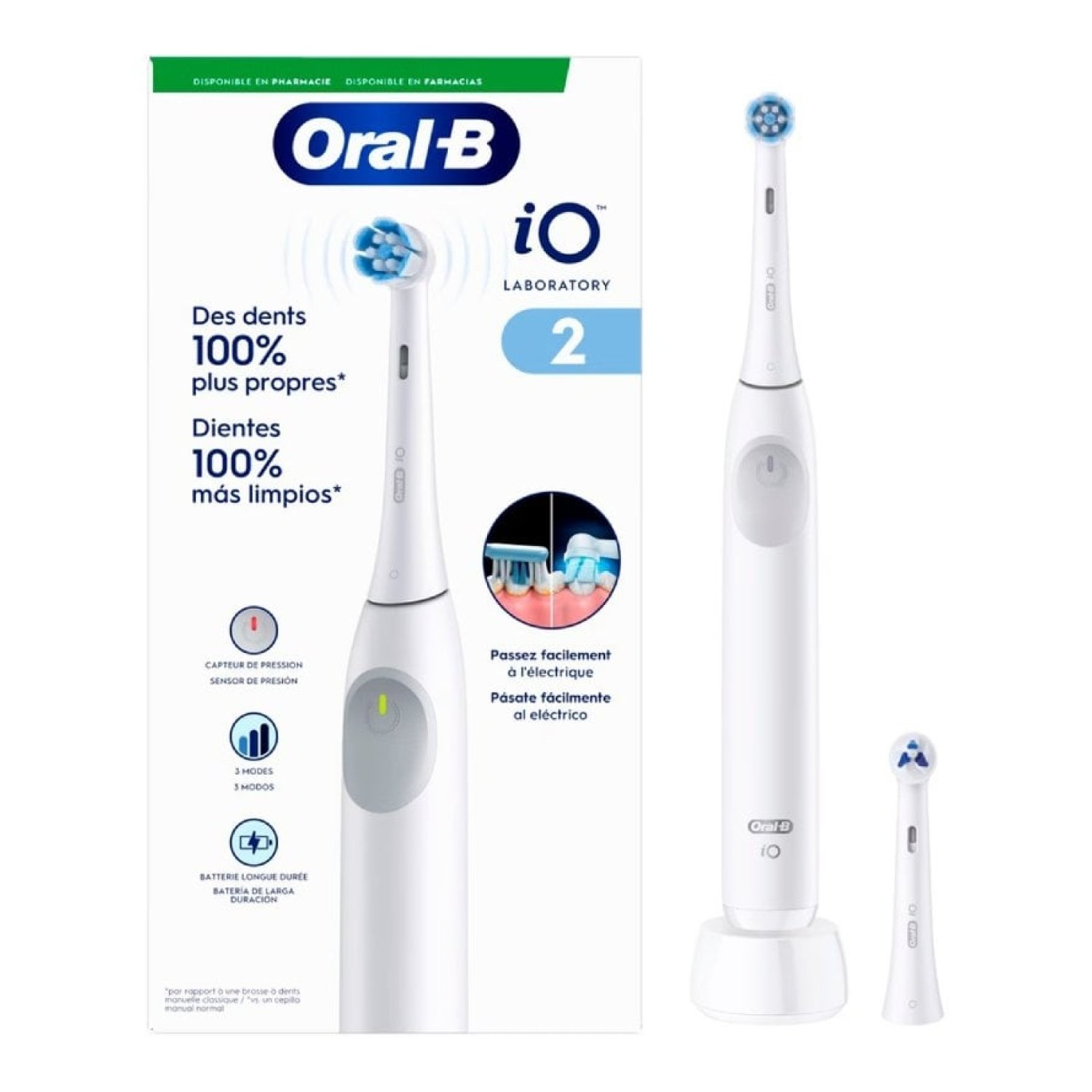 Oral-B iO Laboratory 2 · Cepillo Dental · Blanco