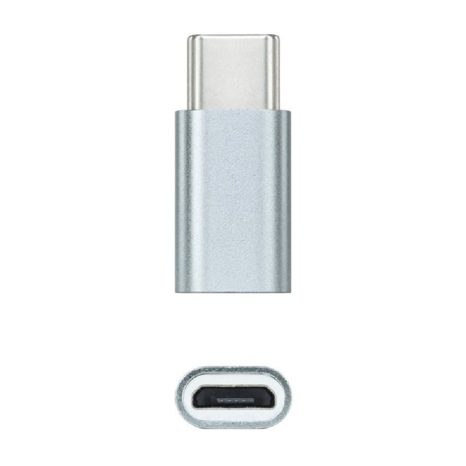 Nanocable · Adaptador USB Tipo-C a Micro USB · Macho-Hembra