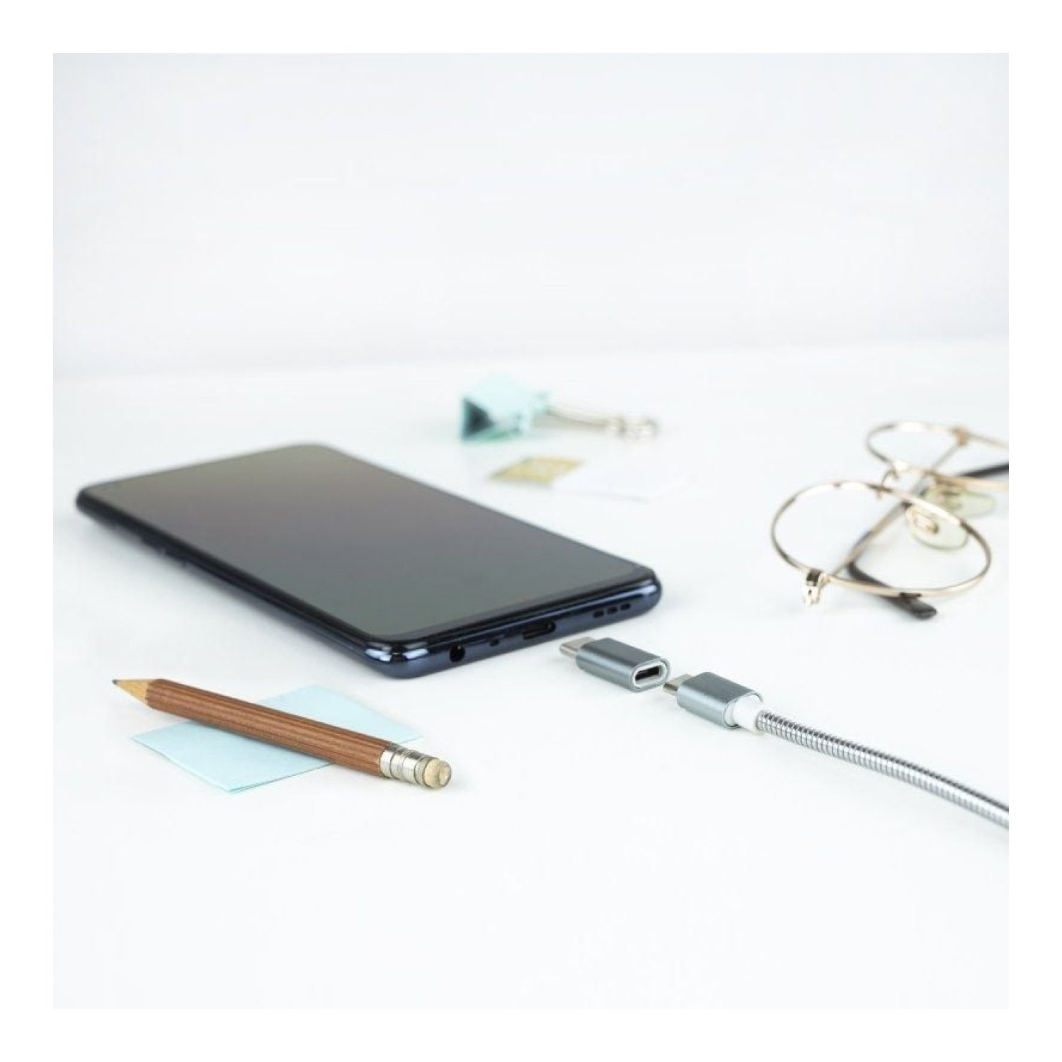 Nanocable · Adaptador USB Tipo-C a Micro USB · Macho-Hembra