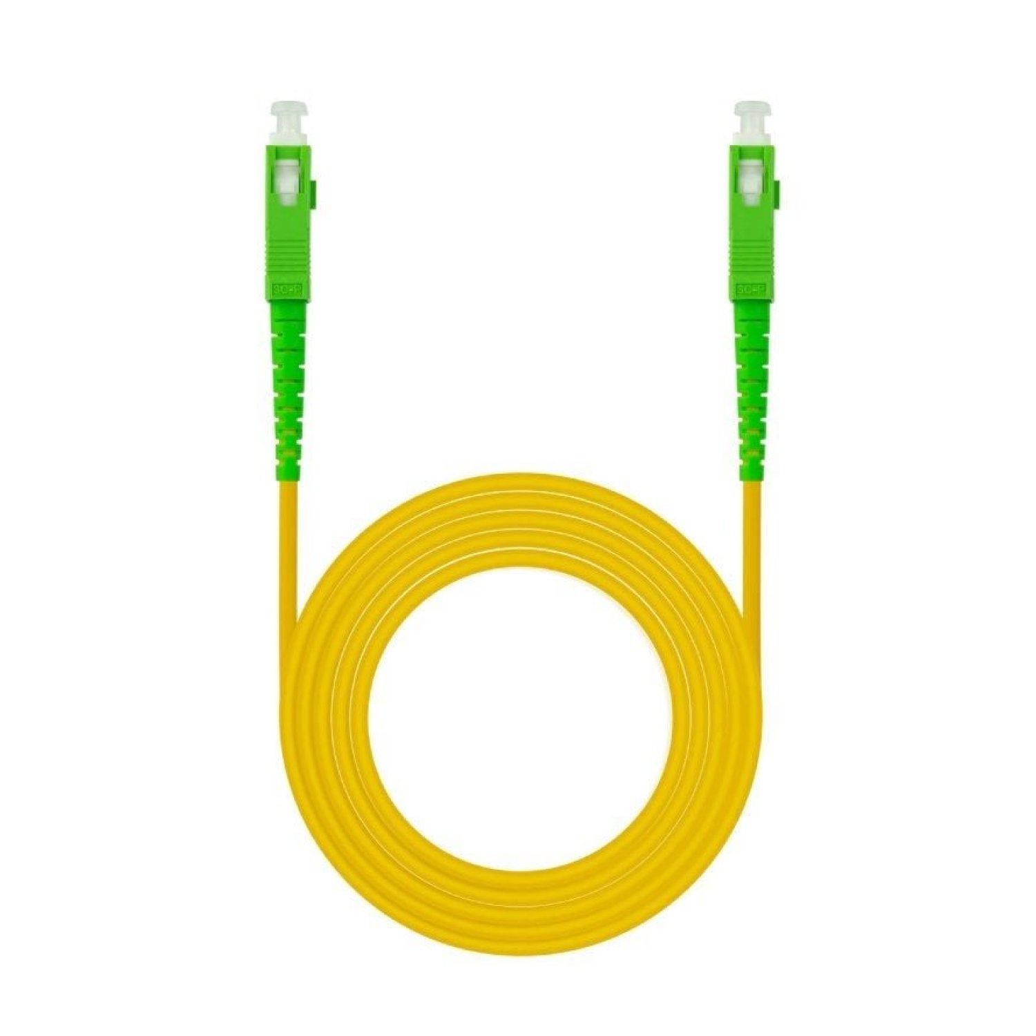 Nanocable Cable Fibra Óptica G657A2 · 30m · LSZH · Amarillo