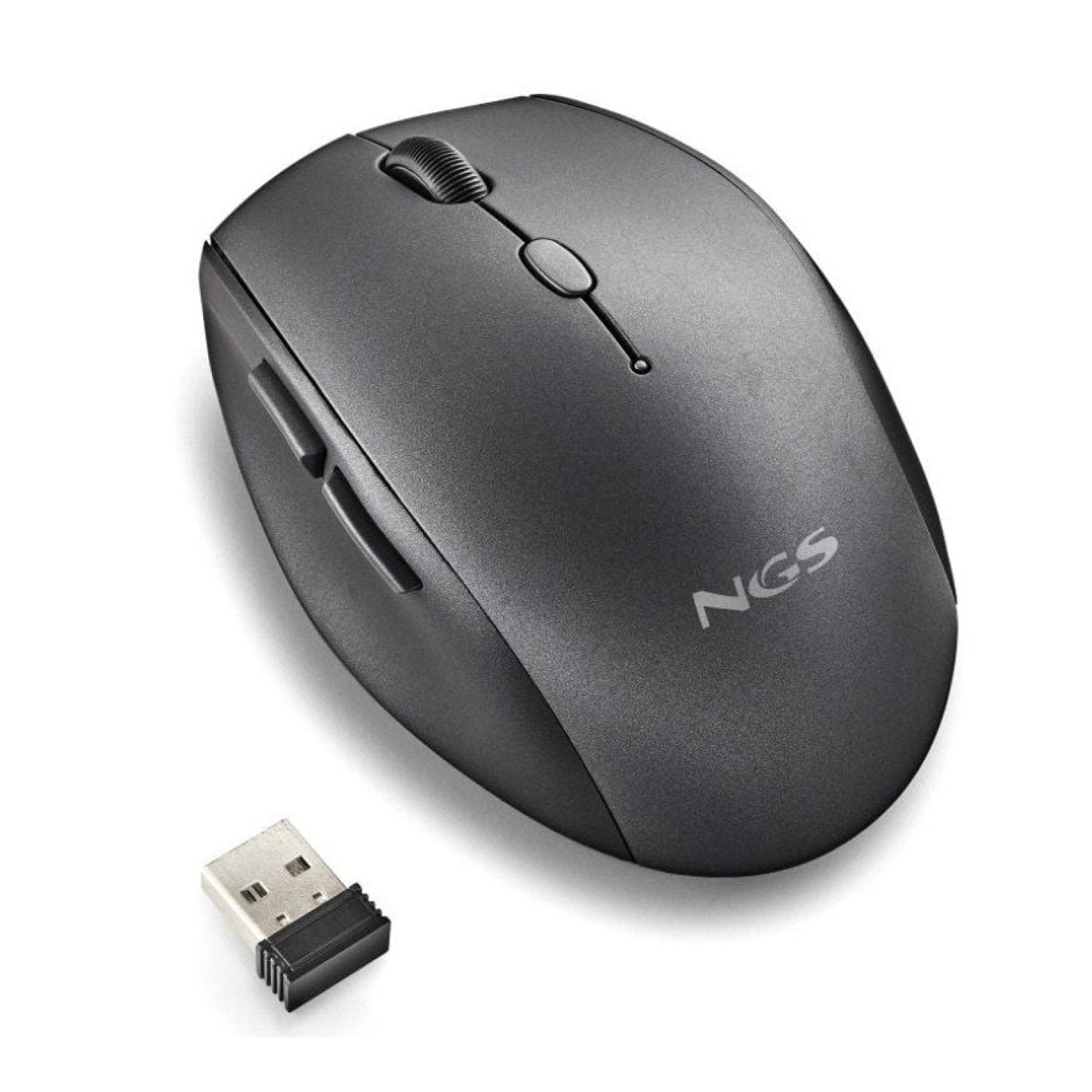 NGS Bee Black · Ratón Inalámbrico · 1600 DPI