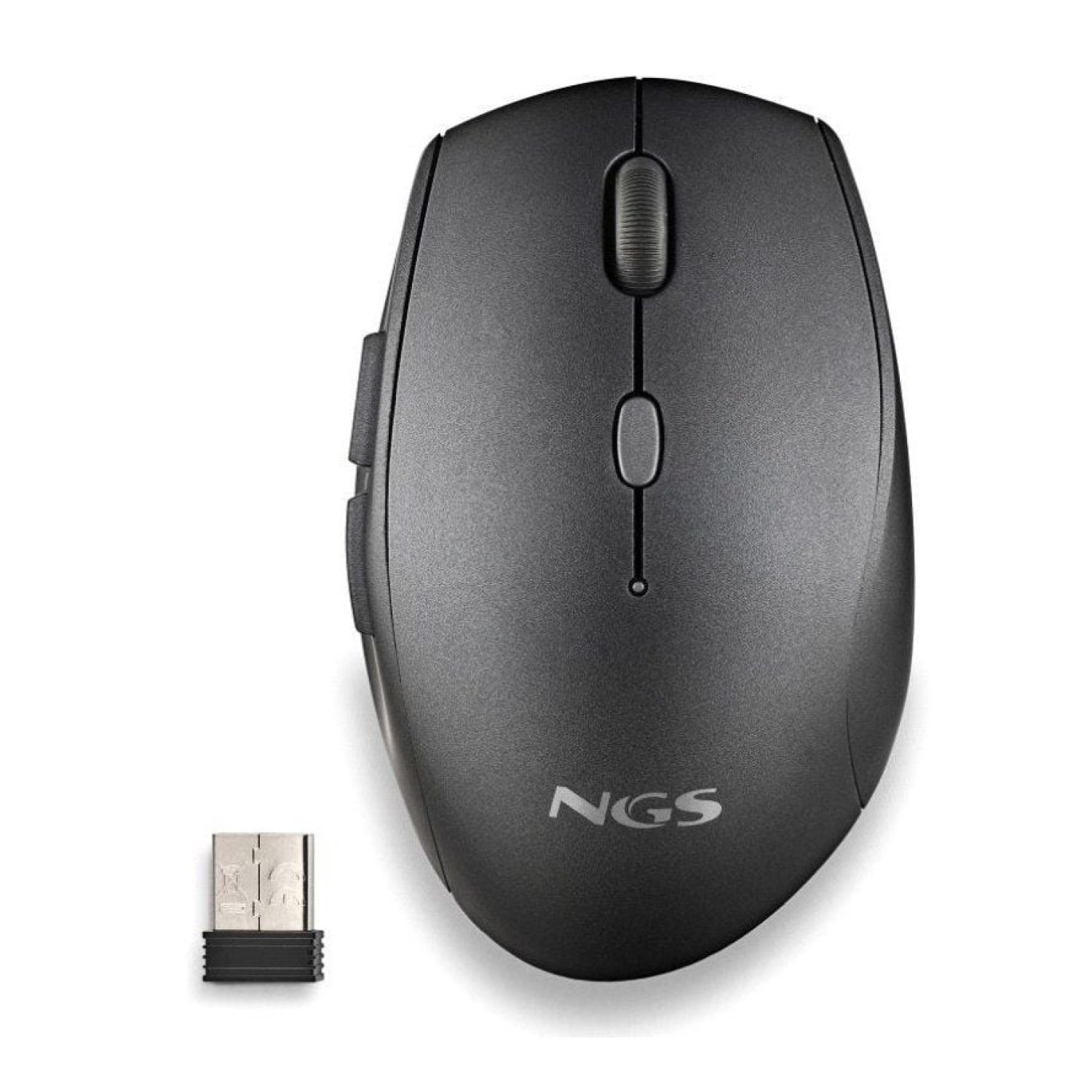 NGS Bee Black · Ratón Inalámbrico · 1600 DPI