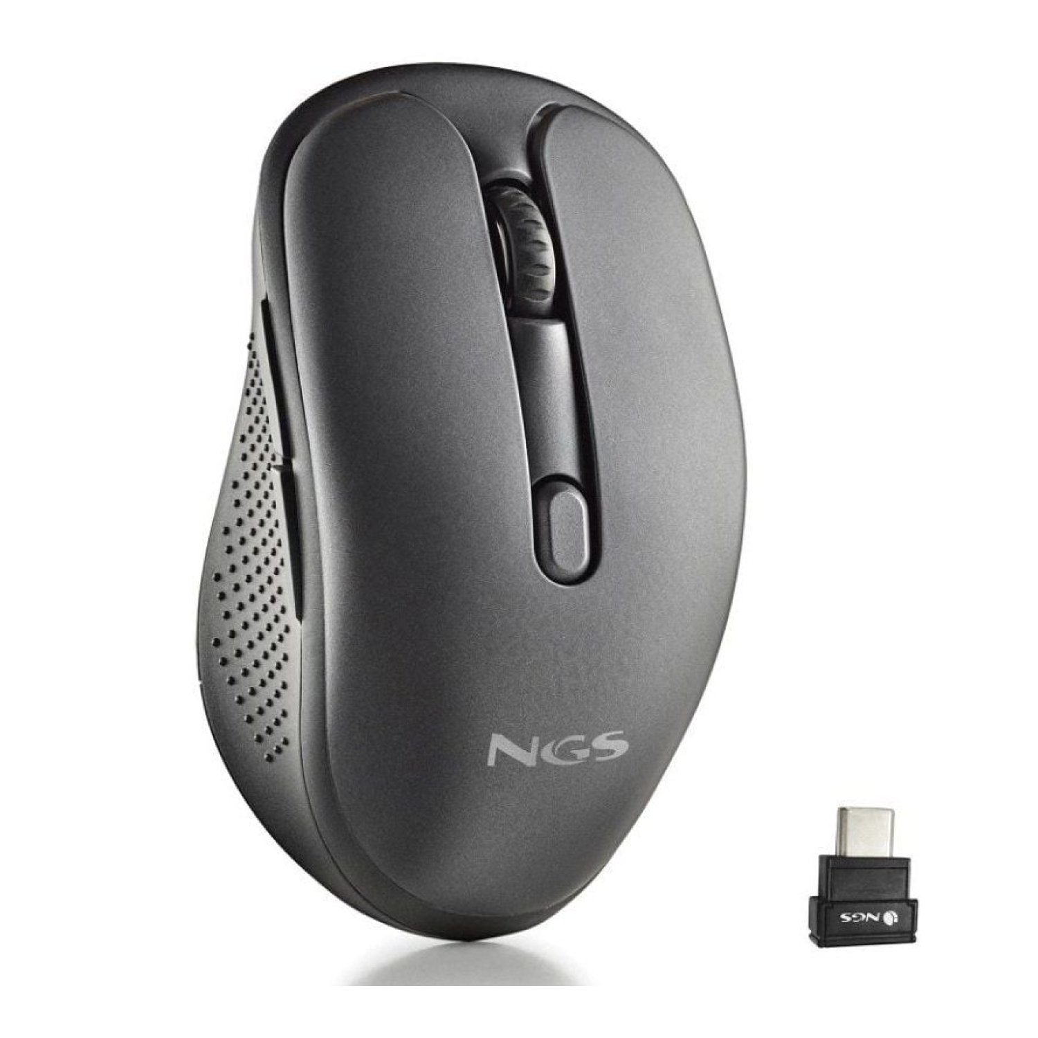 NGS Evo Jot · Ratón Inalámbrico Silencioso · 1600 DPI · Batería Recargable