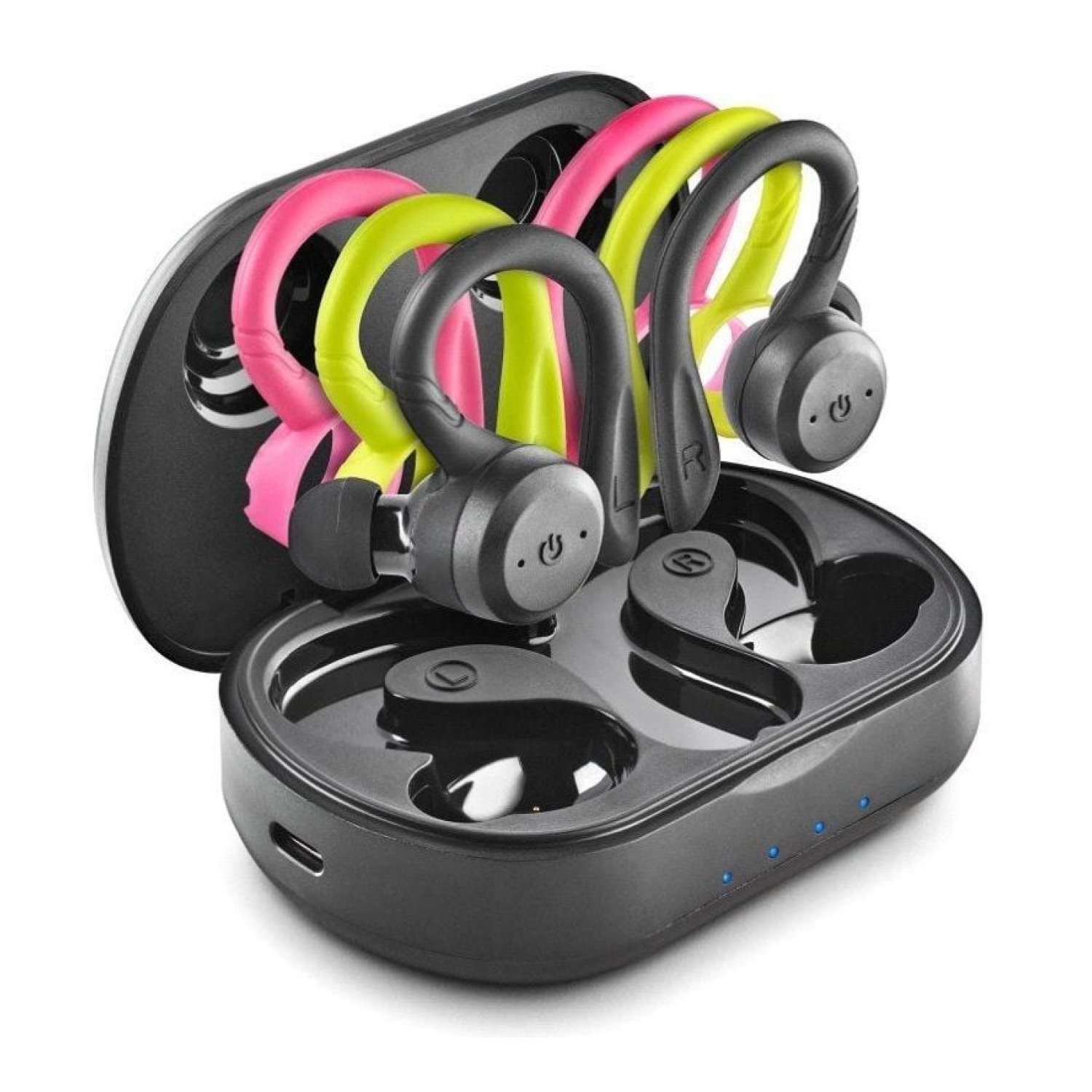 NGS Ártica Jogger · Auriculares Bluetooth Deportivos · 10h Autonomía · Negro