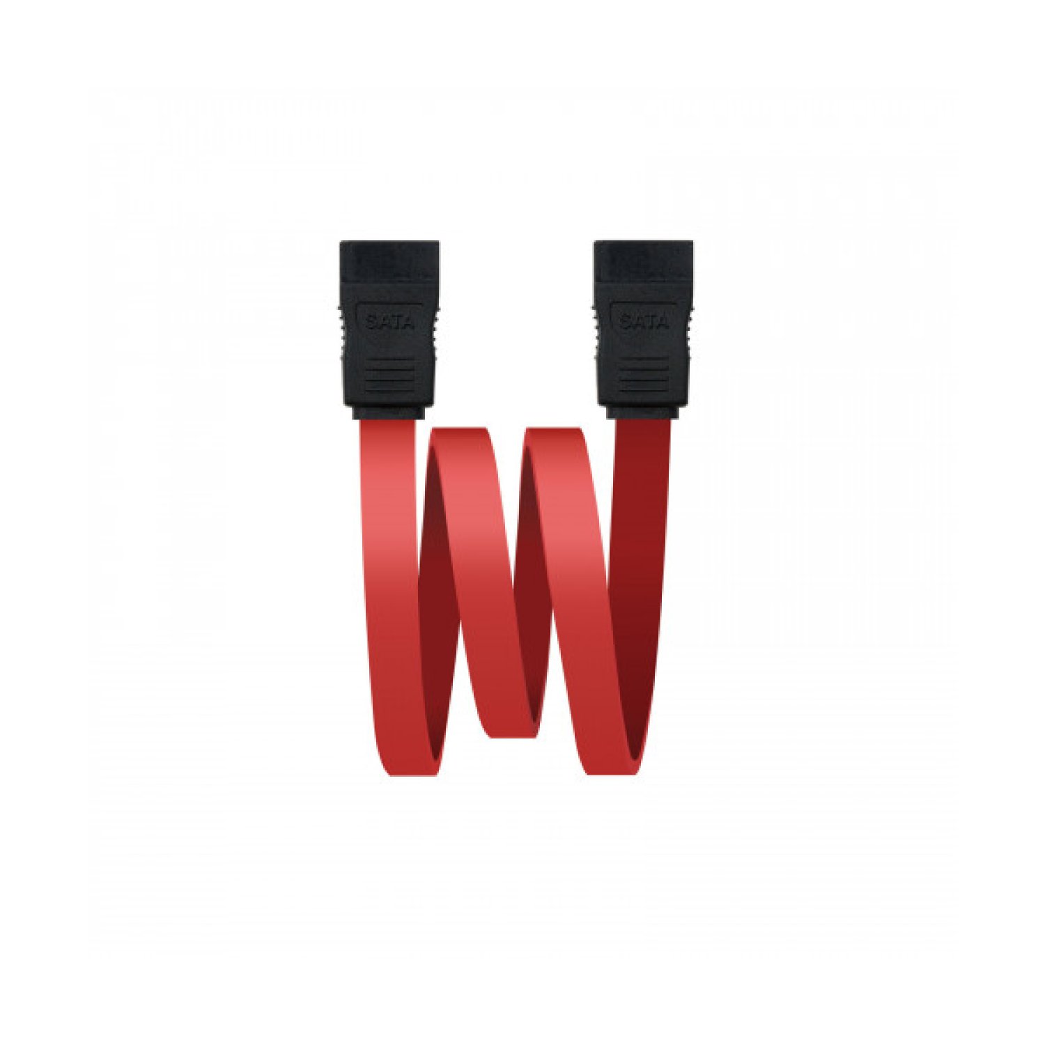 Nanocable · Cable SATA · Hembra a Hembra · 50cm · Rojo