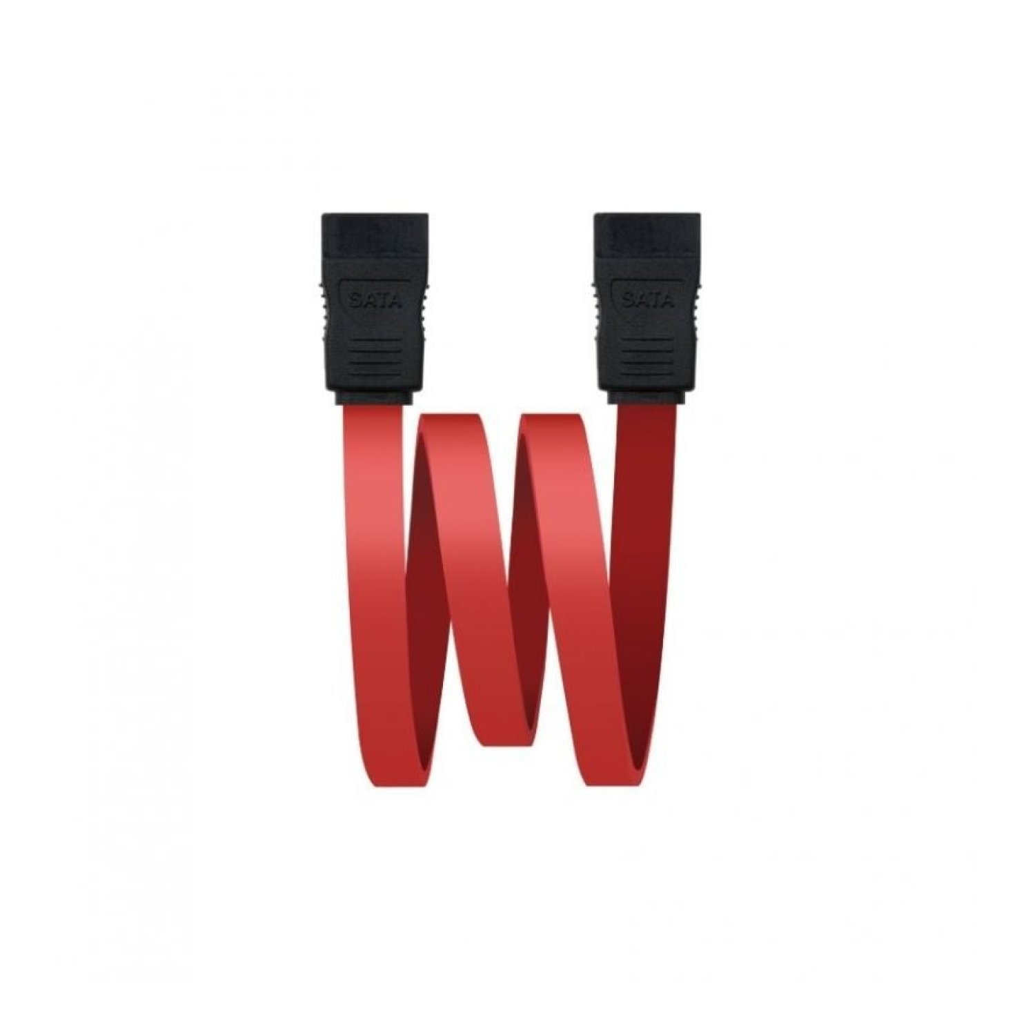 Nanocable · Cable SATA · Hembra a Hembra · 50cm · Rojo