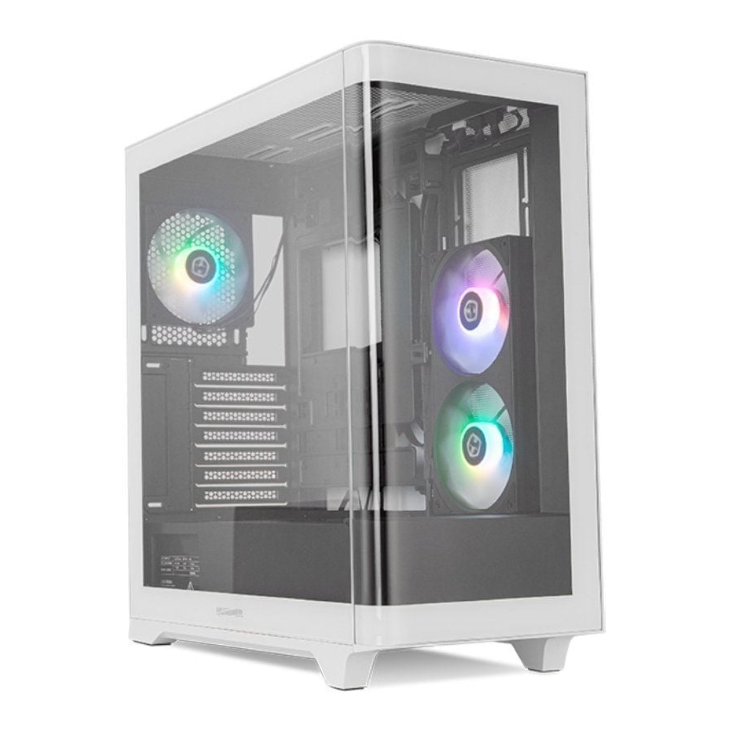 Nox Hummer Ether · Caja Semitorre Gaming ATX · Blanca y Negra