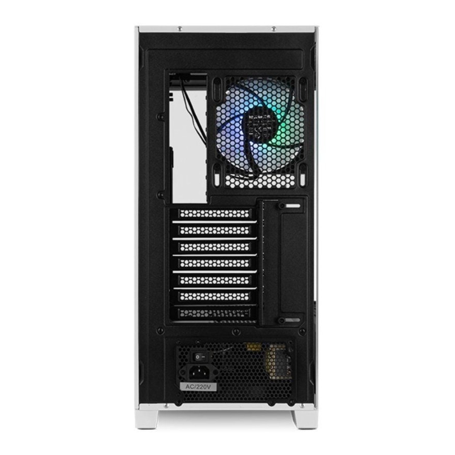 Nox Hummer Ether · Caja Semitorre Gaming ATX · Blanca y Negra