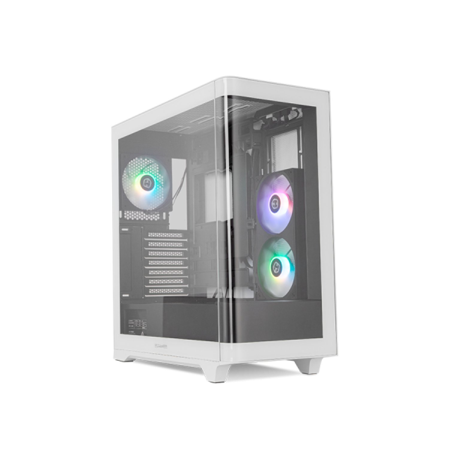 Nox Hummer Ether · Caja Semitorre Gaming ATX · Blanca y Negra