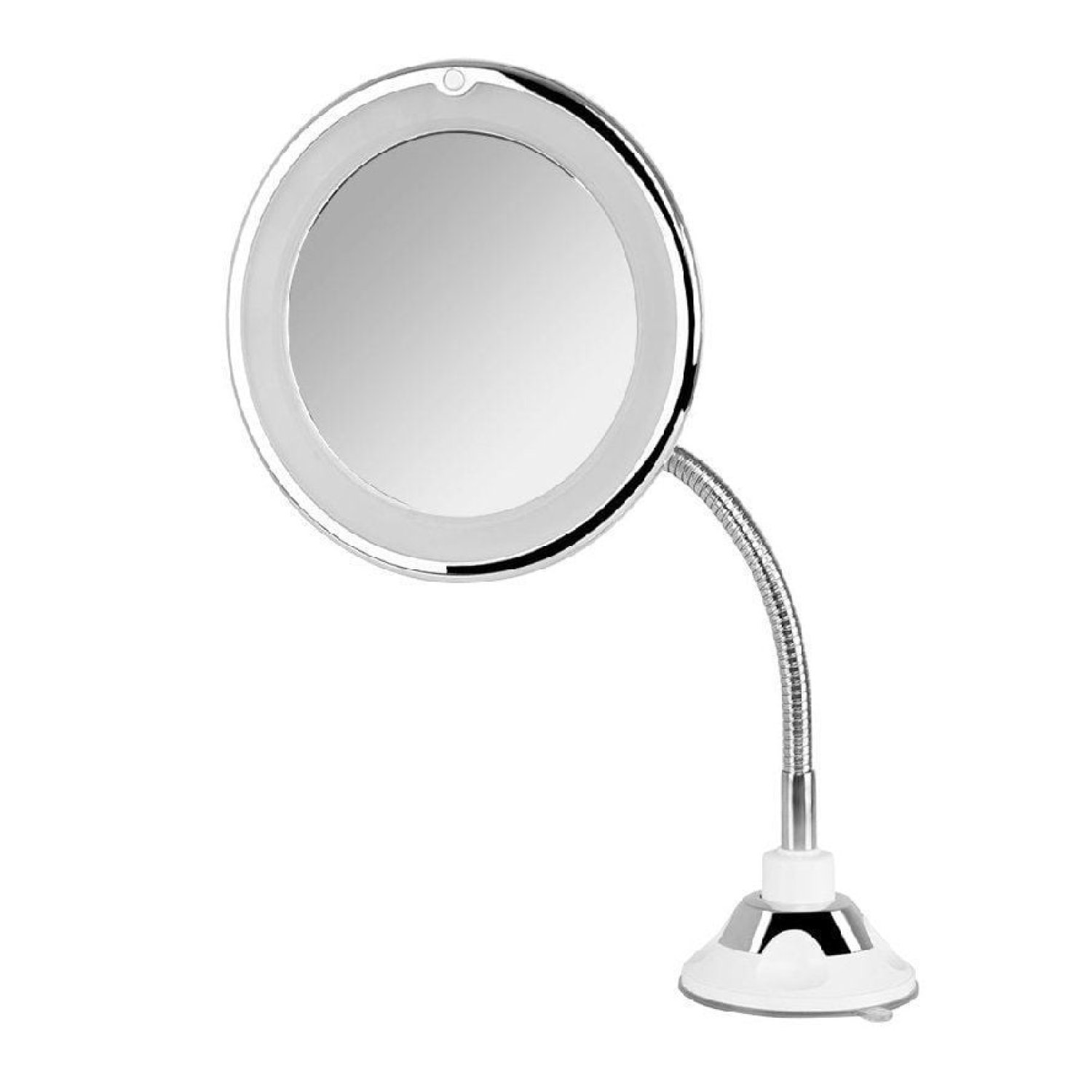 Orbegozo ESP 1020 · Espejo Cosmético de Pared · Telescópico · Ø17cm · Con Luz