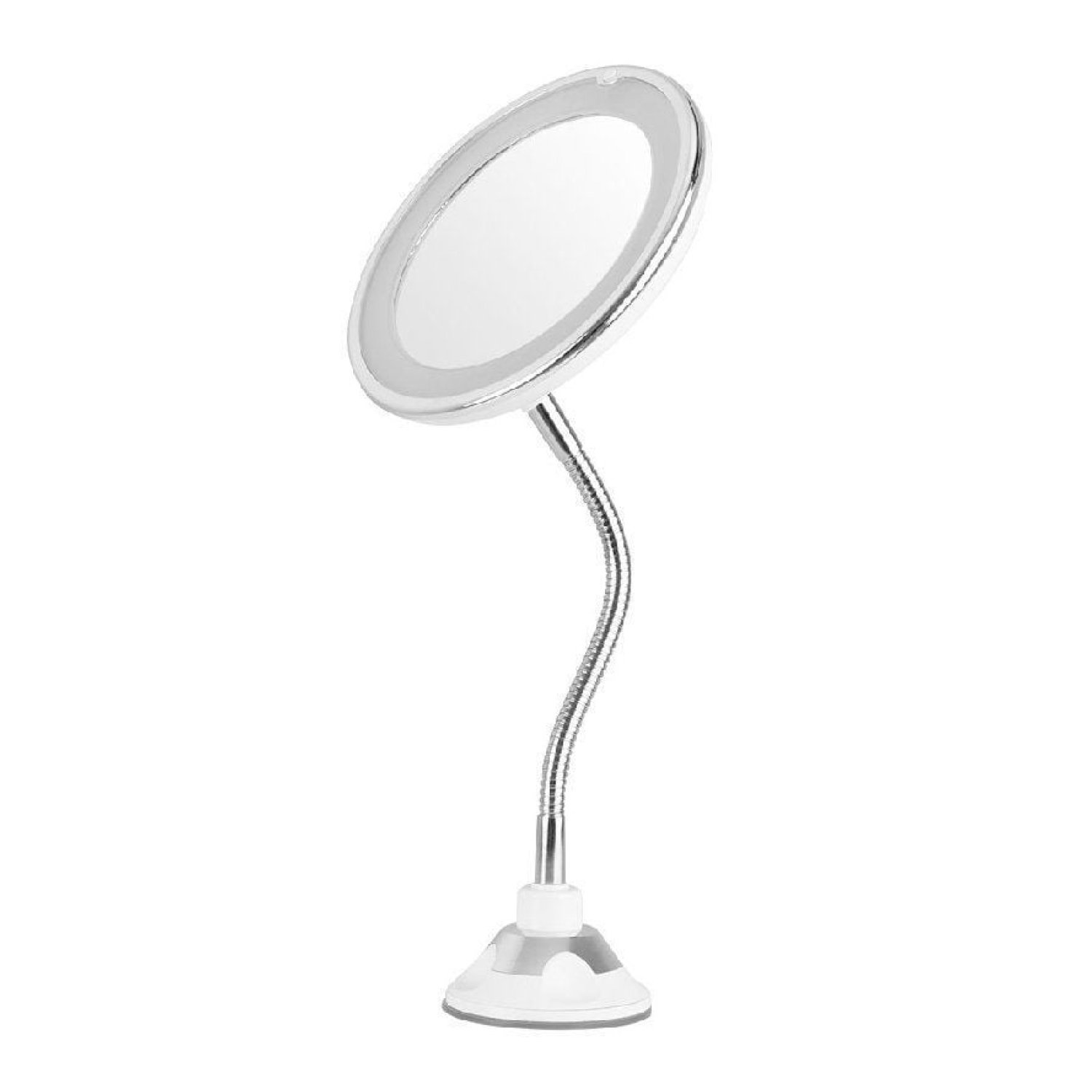 Orbegozo ESP 1020 · Espejo Cosmético de Pared · Telescópico · Ø17cm · Con Luz