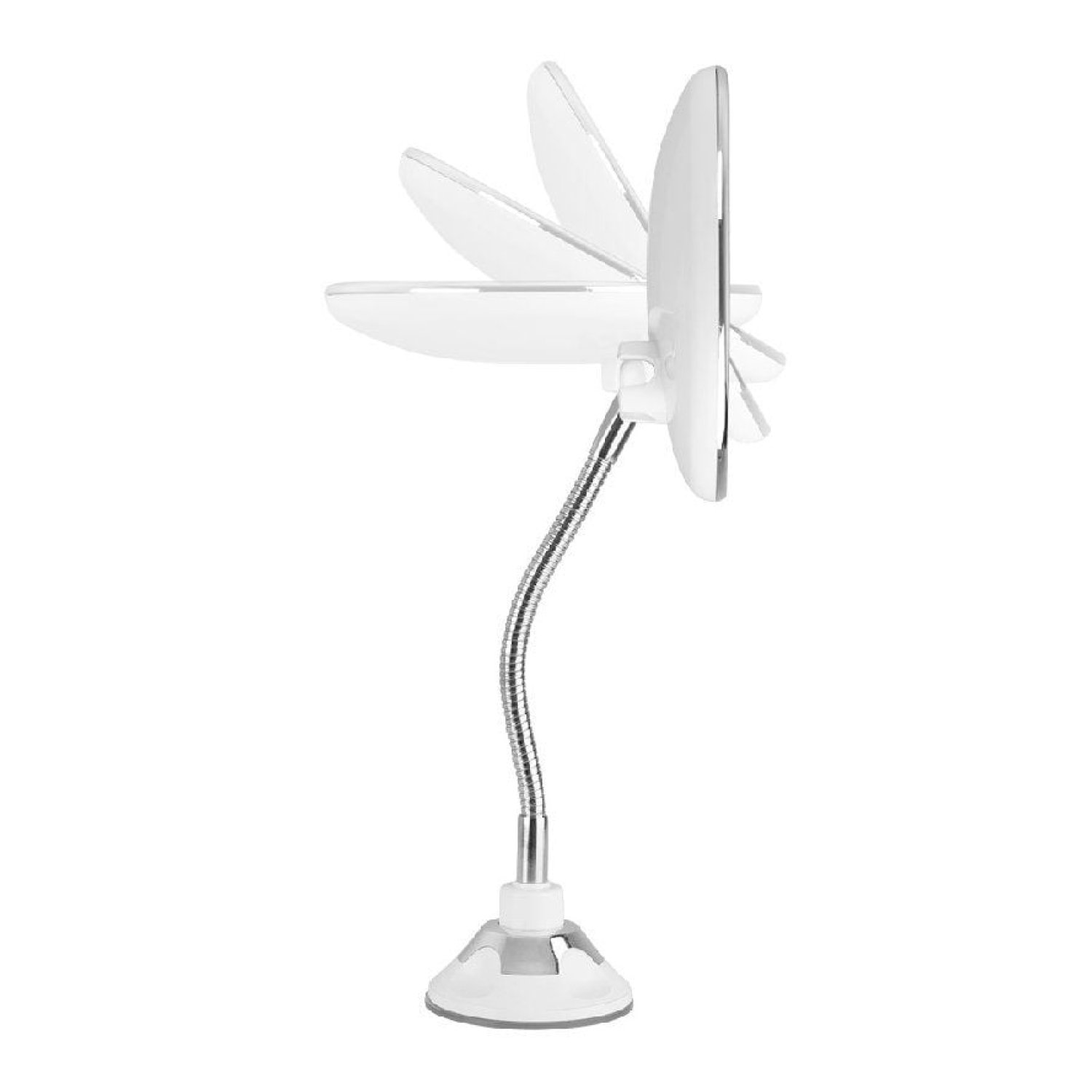 Orbegozo ESP 1020 · Espejo Cosmético de Pared · Telescópico · Ø17cm · Con Luz
