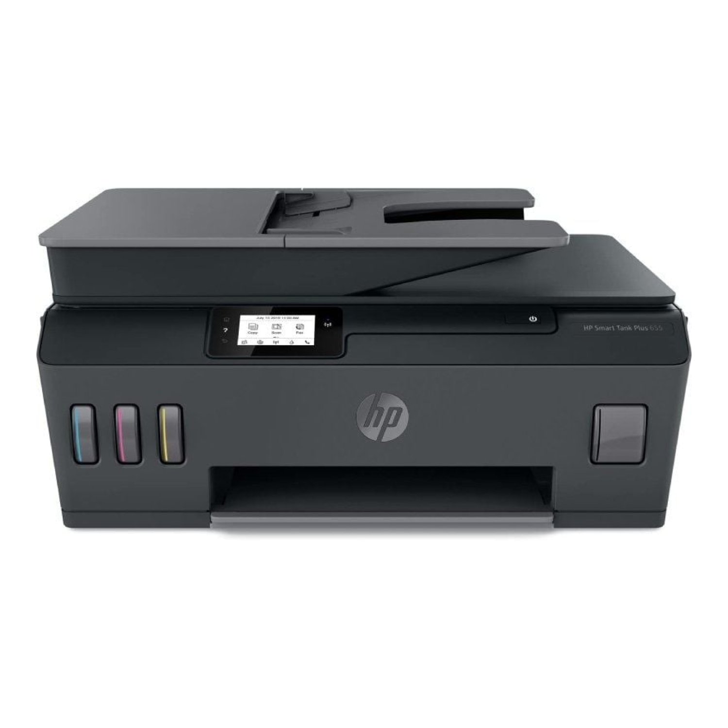 HP Smart Tank Plus 655 · Multifunción · WiFi · Fax · Negra