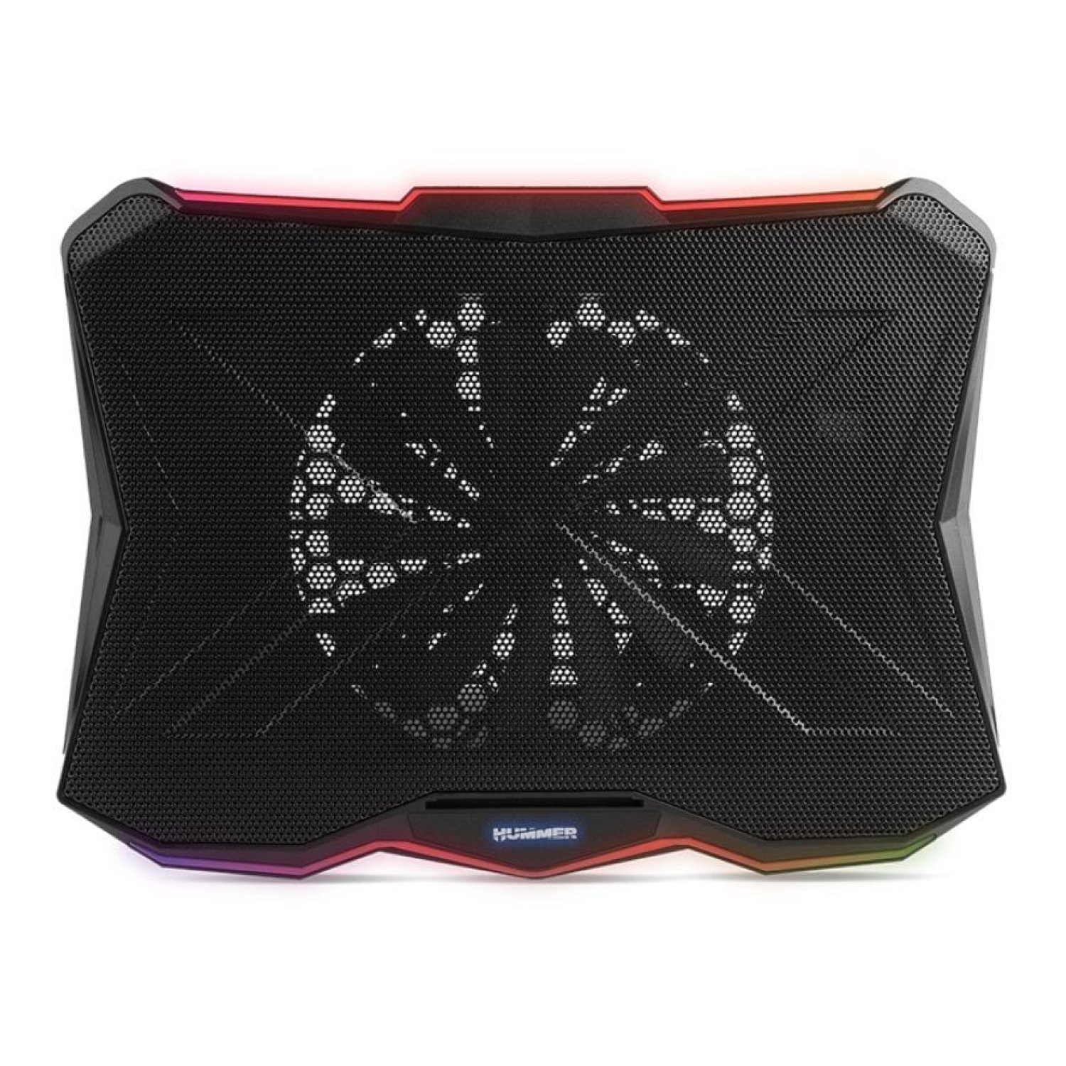 Nox Pro Stand · Base Refrigerante · Hasta 17,3" · Iluminación LED