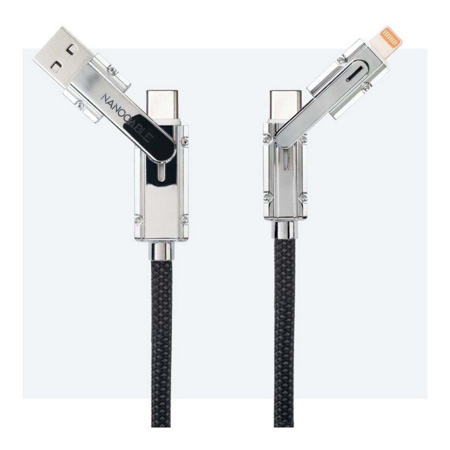 Nanocable · Cable USB 2.0 Tipo-C · 1m · 27W · 480Mbps · Negro