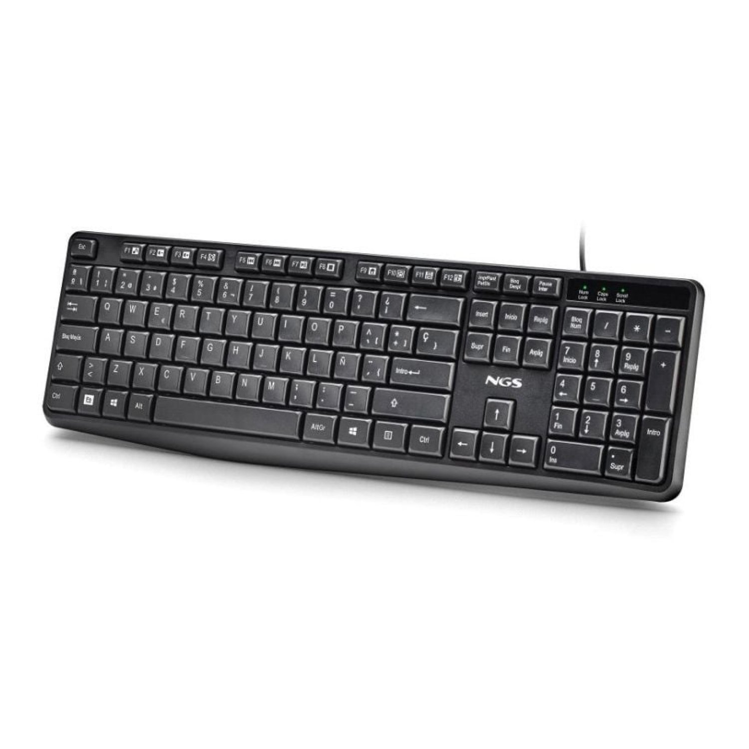 NGS Funky V4 · Teclado Inalámbrico · Diseño Compacto
