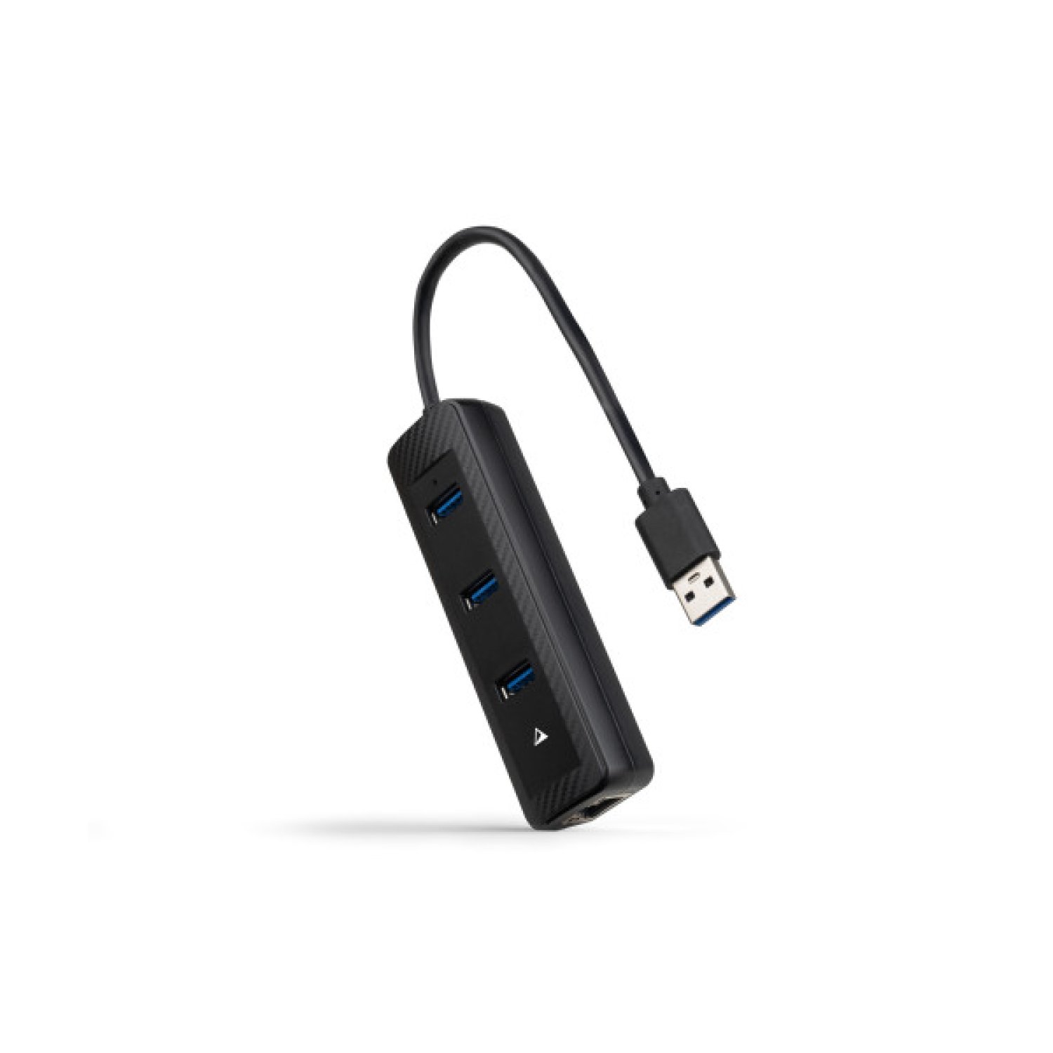 Nanocable Hub USB 3.0 · 3 Puertos USB · 1 RJ45 · Negro