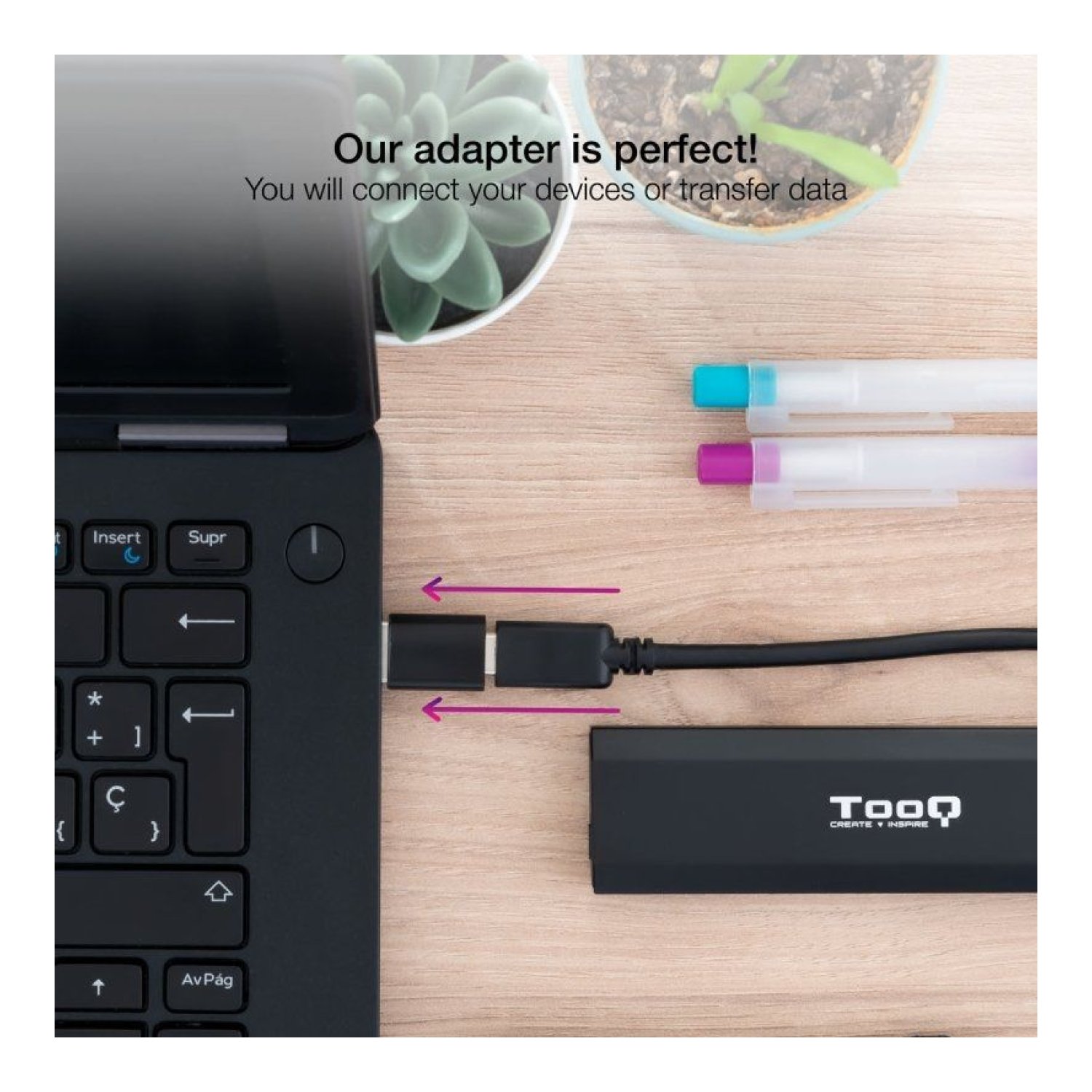 Nanocable · Adaptador USB 3.1 · USB Macho a Tipo-C Hembra