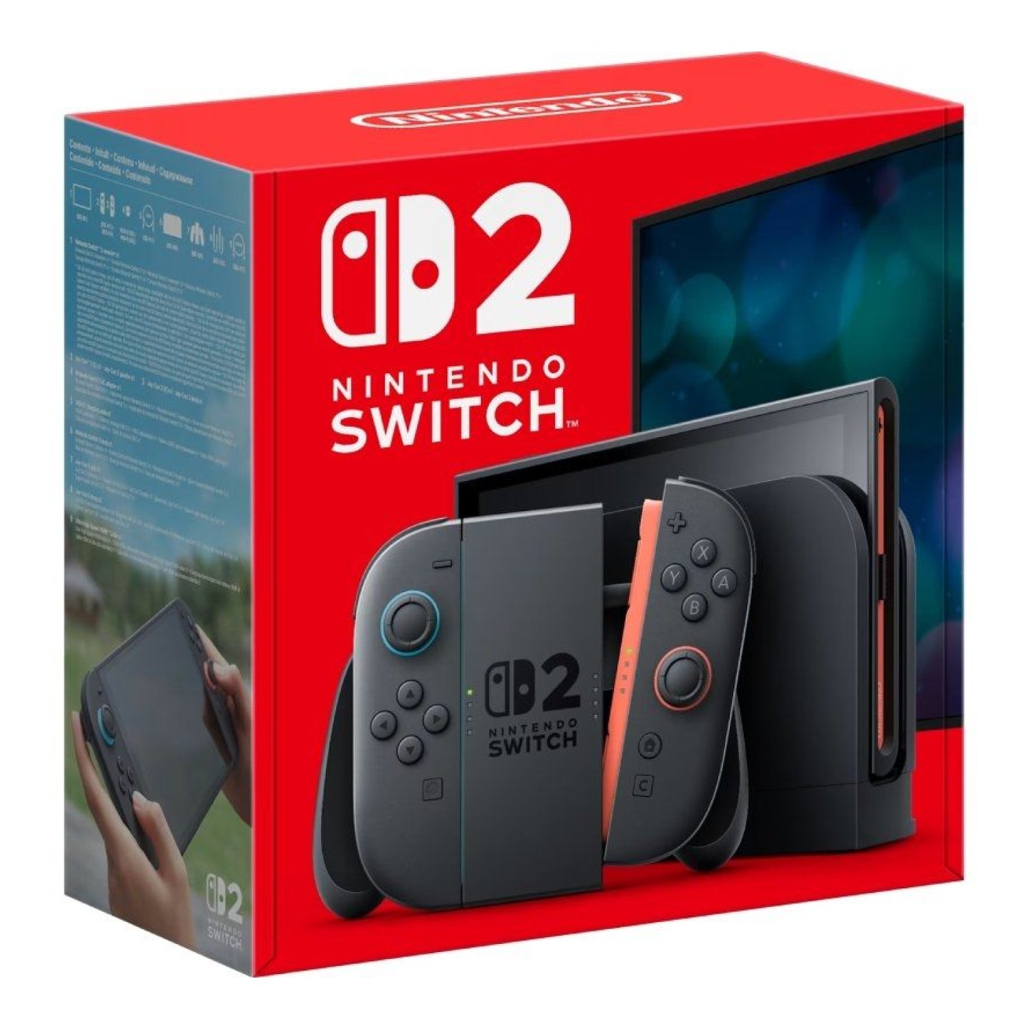 Nintendo Switch 2 · Consola Híbrida · Base + 2 Mandos Joy-Con + Correas