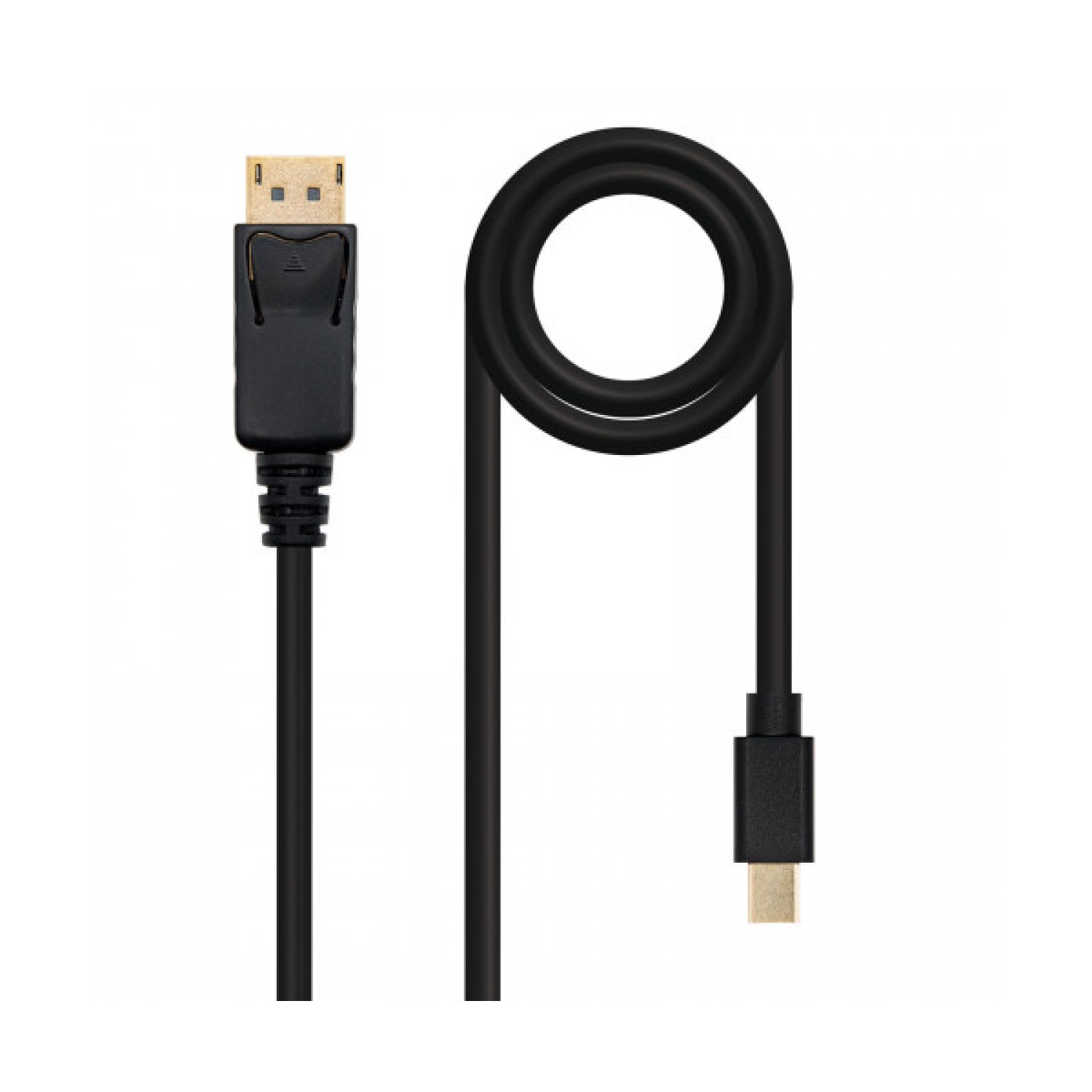 Nanocable Cable Mini DisplayPort 1.2 4K · 2m · Mini DP a DisplayPort · Negro