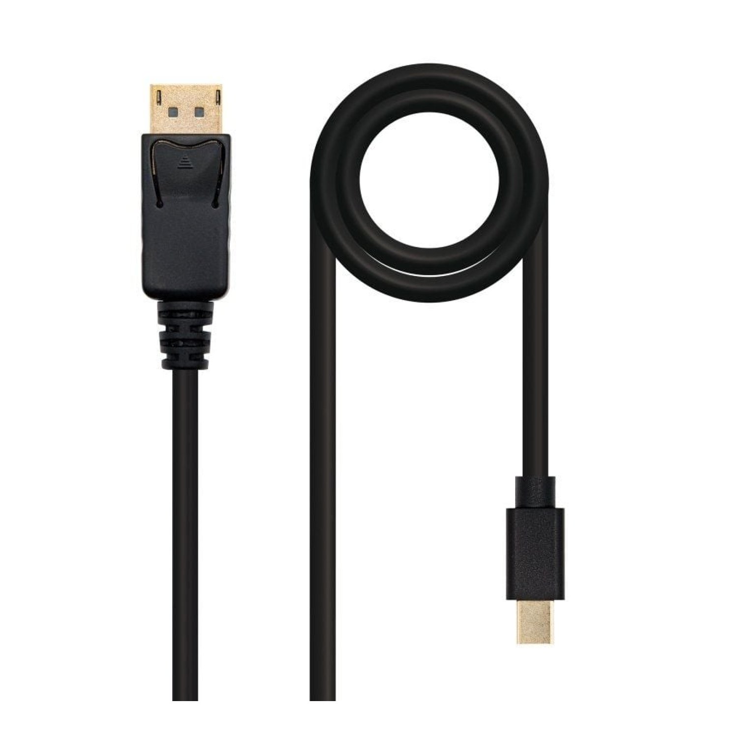 Nanocable Cable Mini DisplayPort 1.2 4K · 2m · Mini DP a DisplayPort · Negro