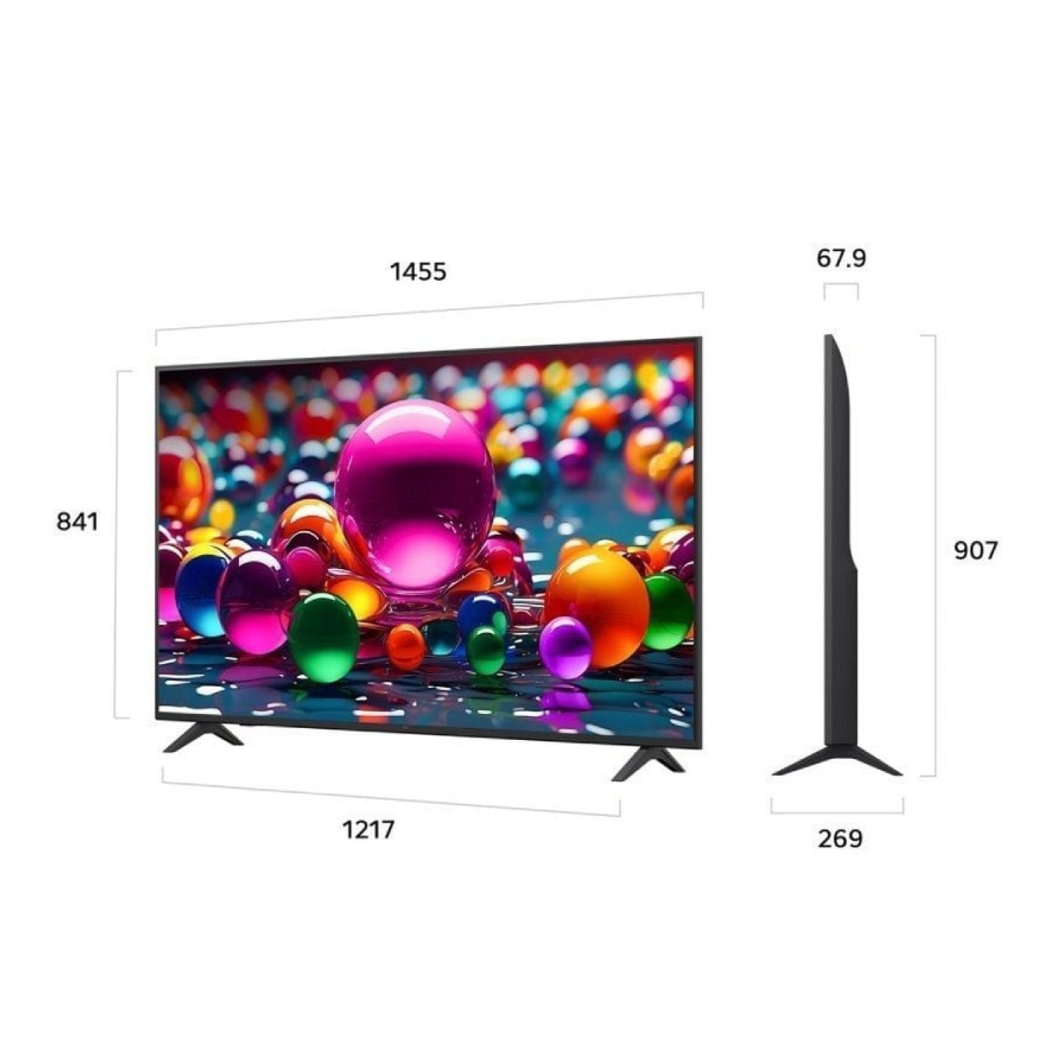 LG Televisor 65" · Ultra HD 4K · Smart TV · WiFi