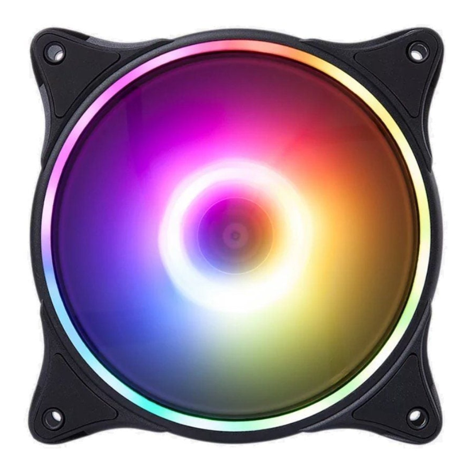 Hiditec N18 ARGB · Ventilador Gaming · 12cm · Negro · Iluminación RGB