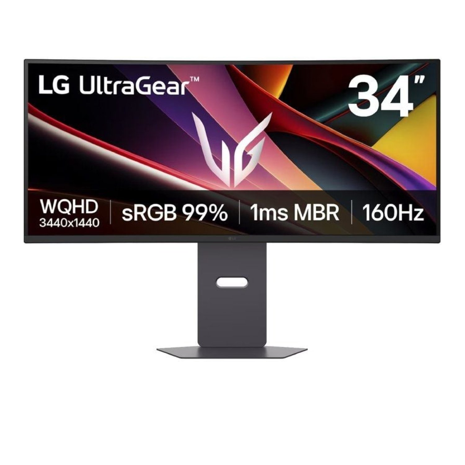LG UltraGear 34G600A-B · Monitor Gaming Curvo · 34" WQHD · 160Hz · 5ms · VA · Regulable Altura