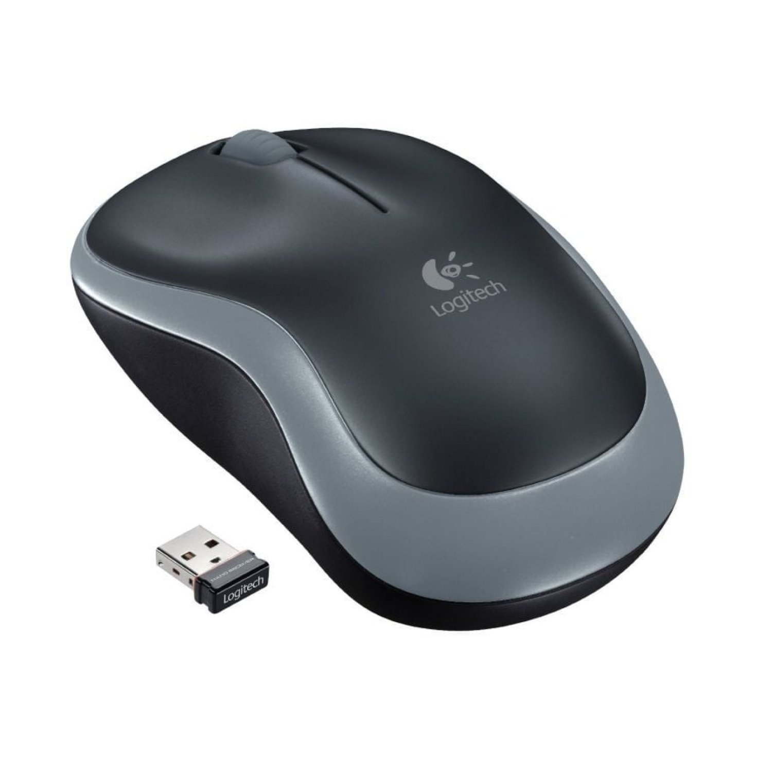 Logitech M185 · Ratón Inalámbrico · Hasta 1000 DPI · Gris
