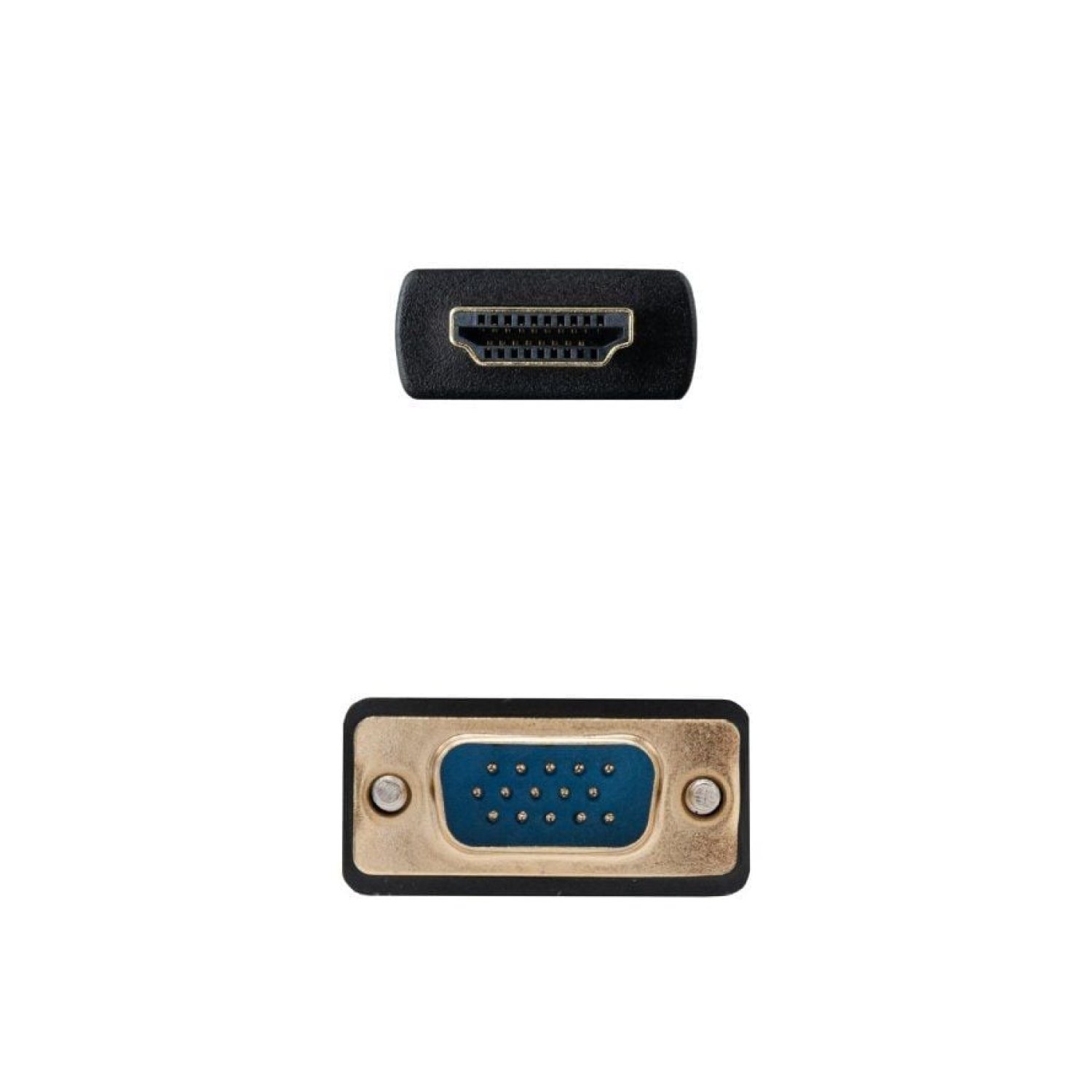Nanocable · Cable Conversor HDMI a VGA · 1,8m · Negro
