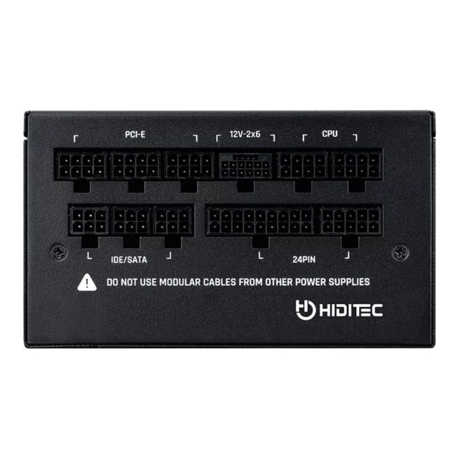 Hiditec GDX1050 V3 · 1050W · ATX 3.1 · PCIe 5.0 · 80 Plus Gold · Ventilador 14cm
