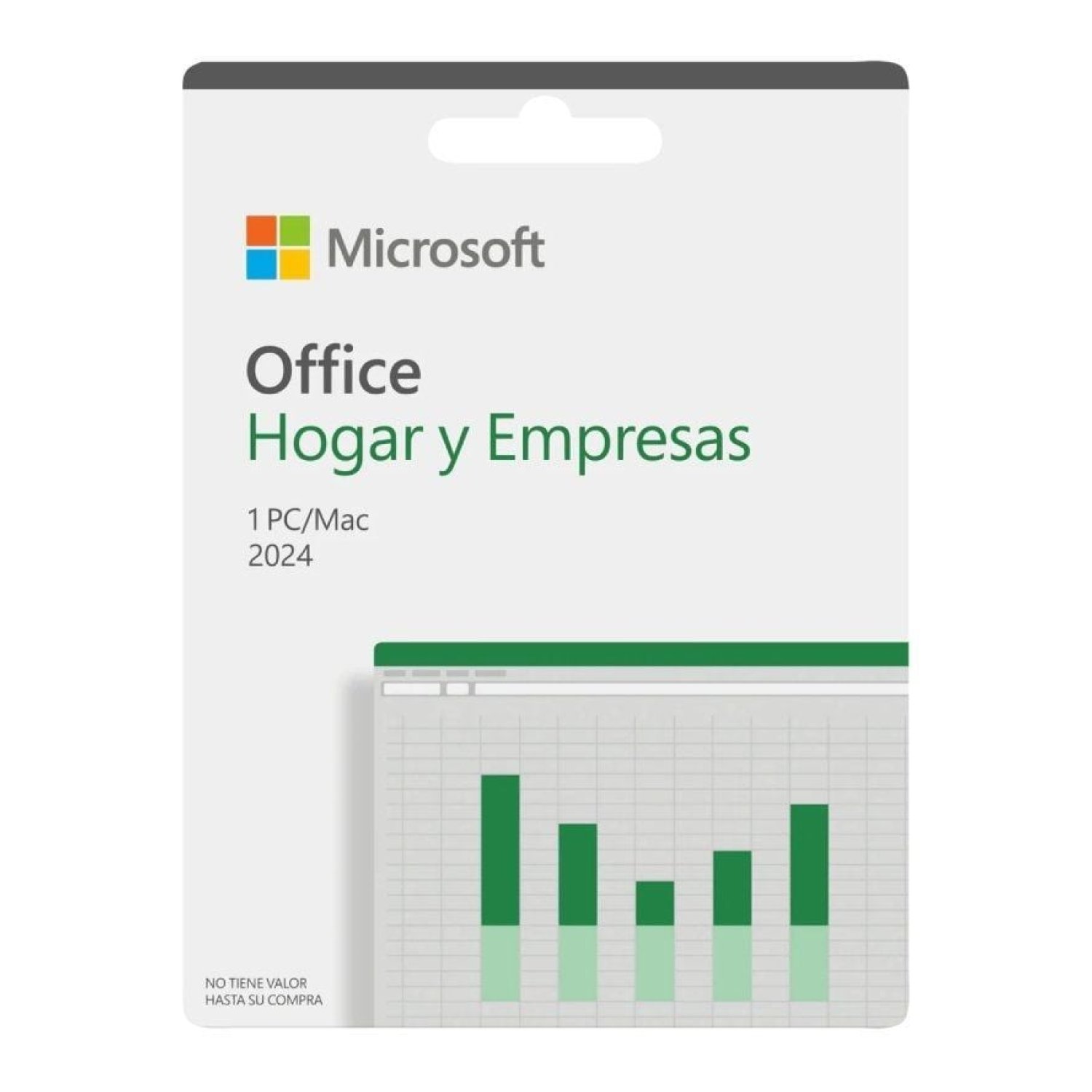 Microsoft Office Hogar y Empresas 2024 · 1 Usuario · Licencia Perpetua