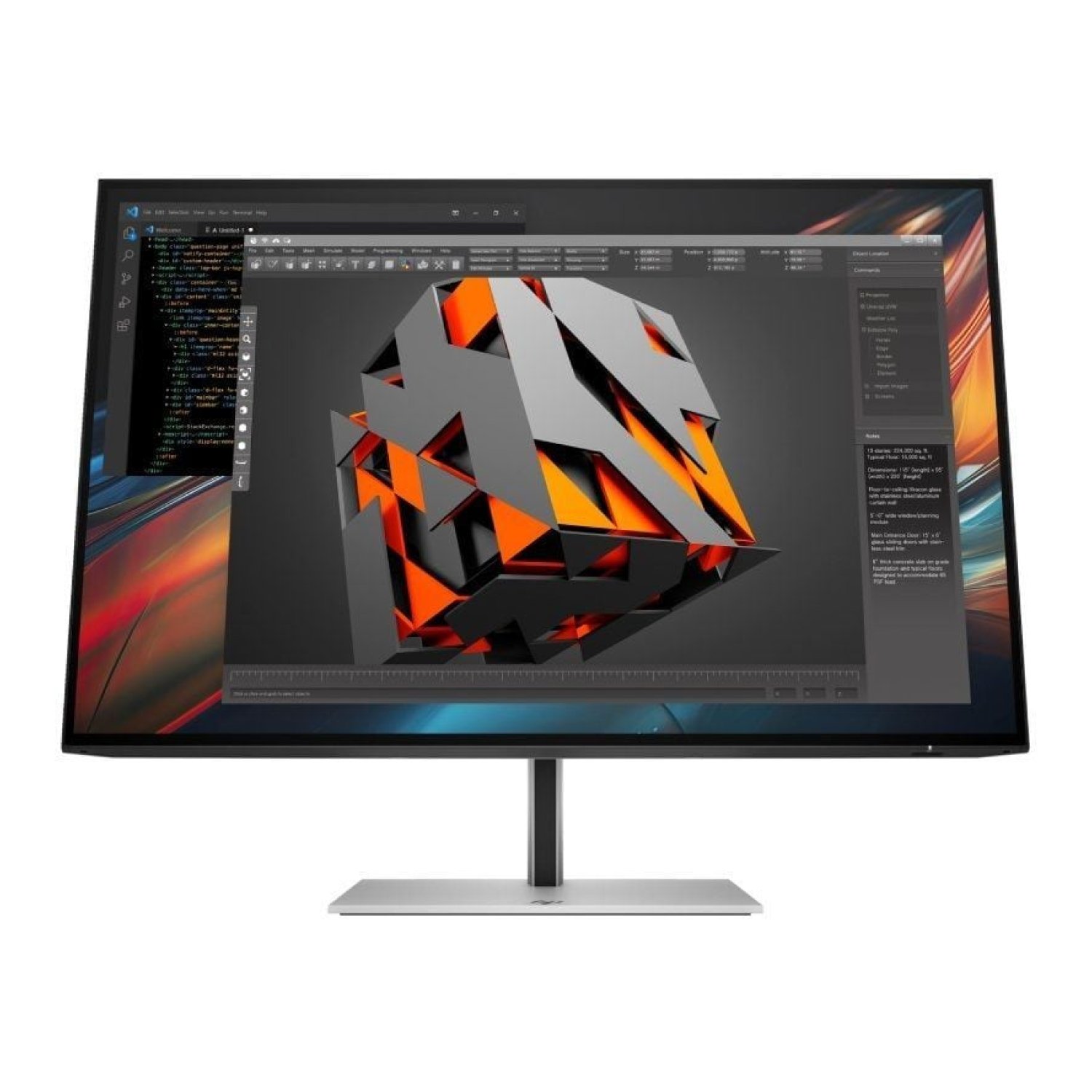 HP Serie 7 Pro · Monitor 23,8" · Full HD · Regulable en Altura · Plata