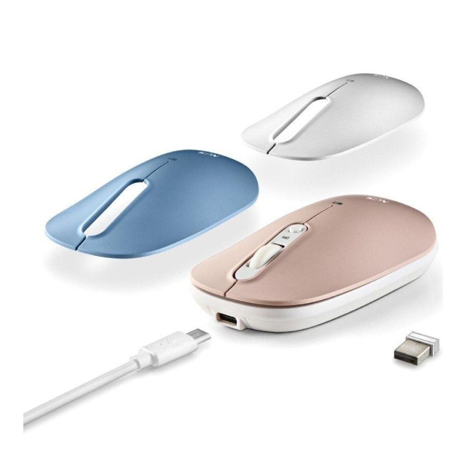 NGS Shell-RB · Ratón Inalámbrico · 1600 DPI · Batería Recargable