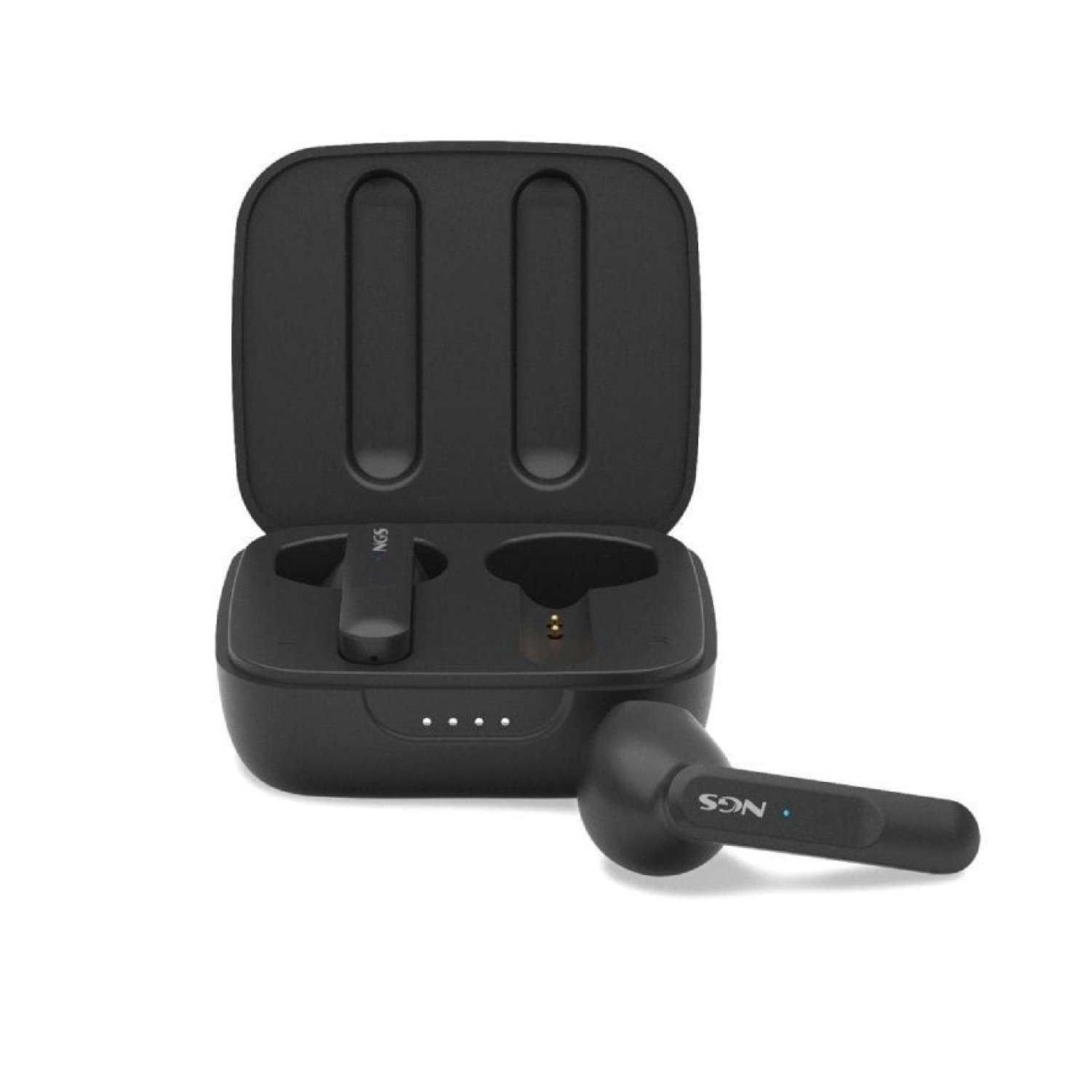 NGS Ártica Move · Auriculares Bluetooth · 7h Autonomía · Estuche Carga · Negro