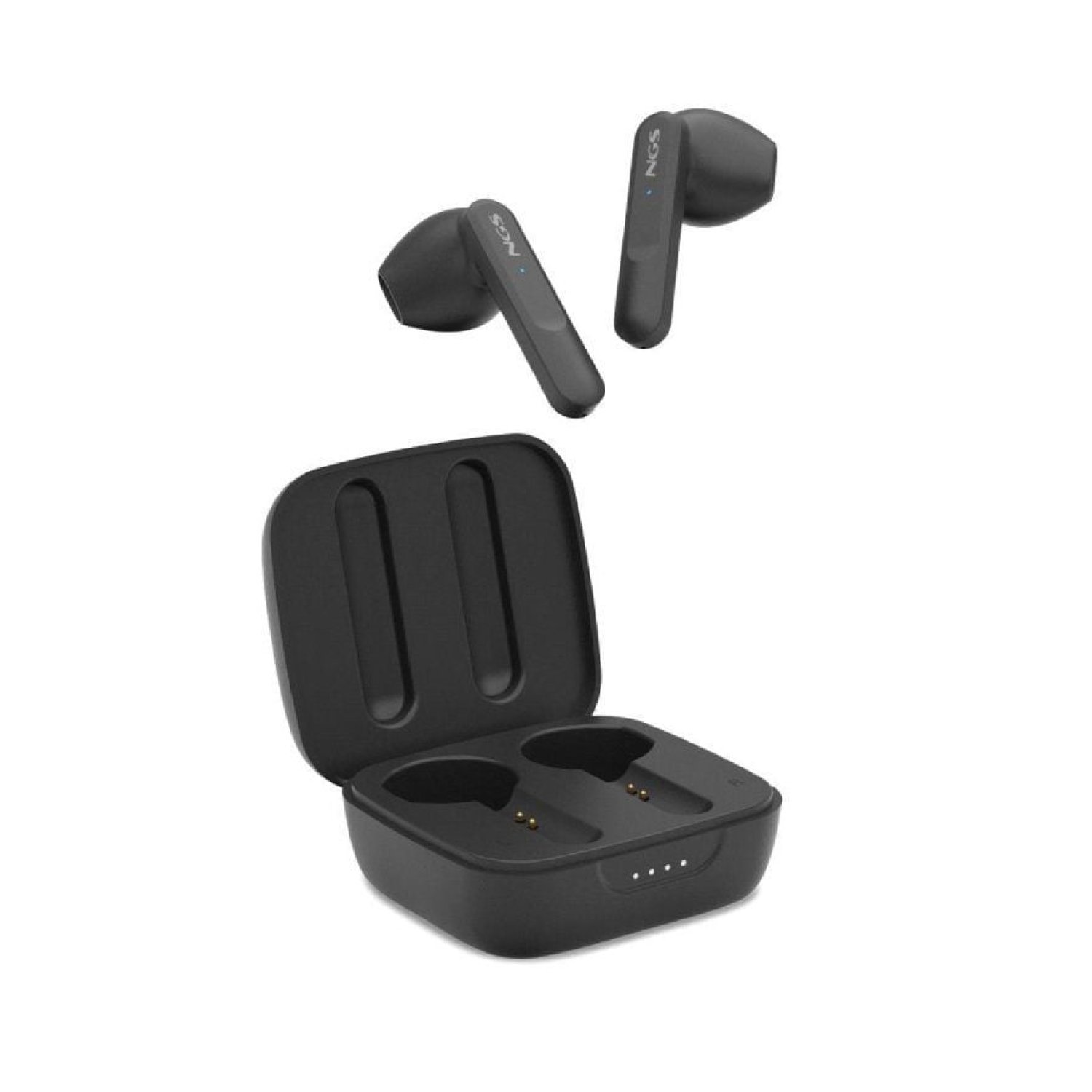 NGS Ártica Move · Auriculares Bluetooth · 7h Autonomía · Estuche Carga · Negro