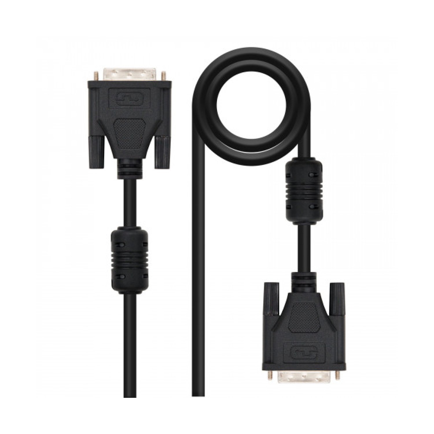 Nanocable · Cable DVI Dual · DVI Macho-Macho · 1,8m · Negro