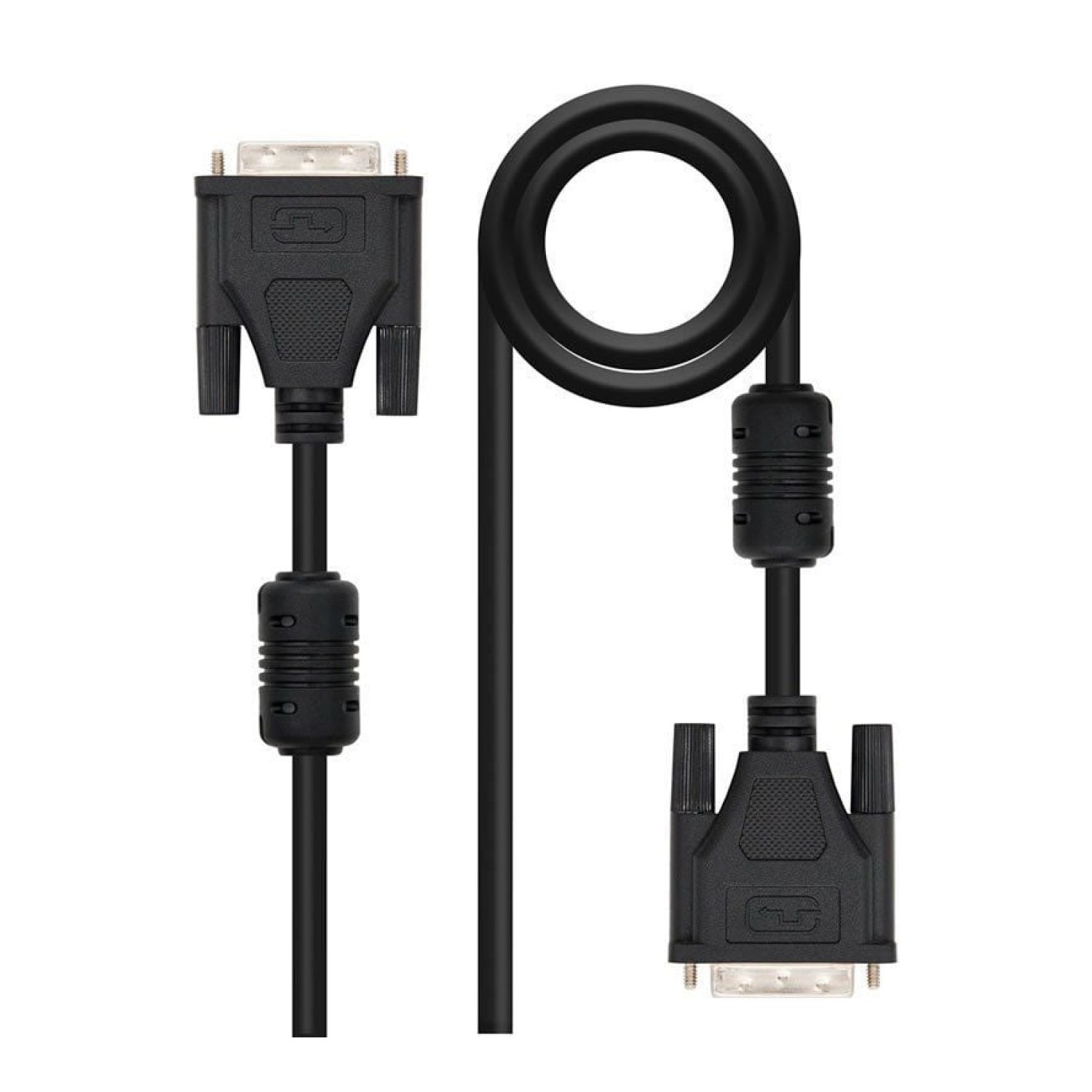 Nanocable · Cable DVI Dual · DVI Macho-Macho · 1,8m · Negro