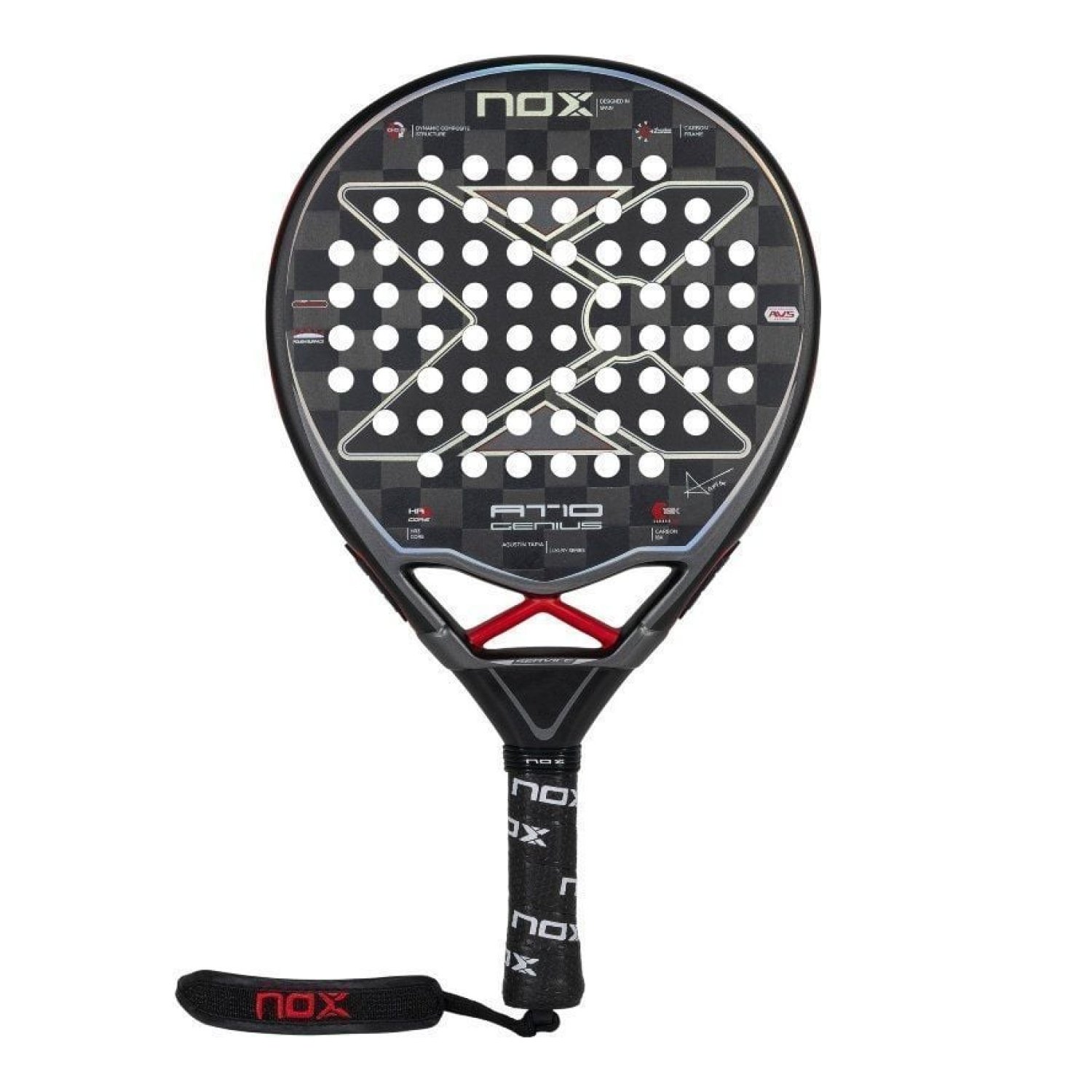 Noxsport AT10 Luxury Genius · Pala de Pádel · 18K · Edición Agustín Tapia