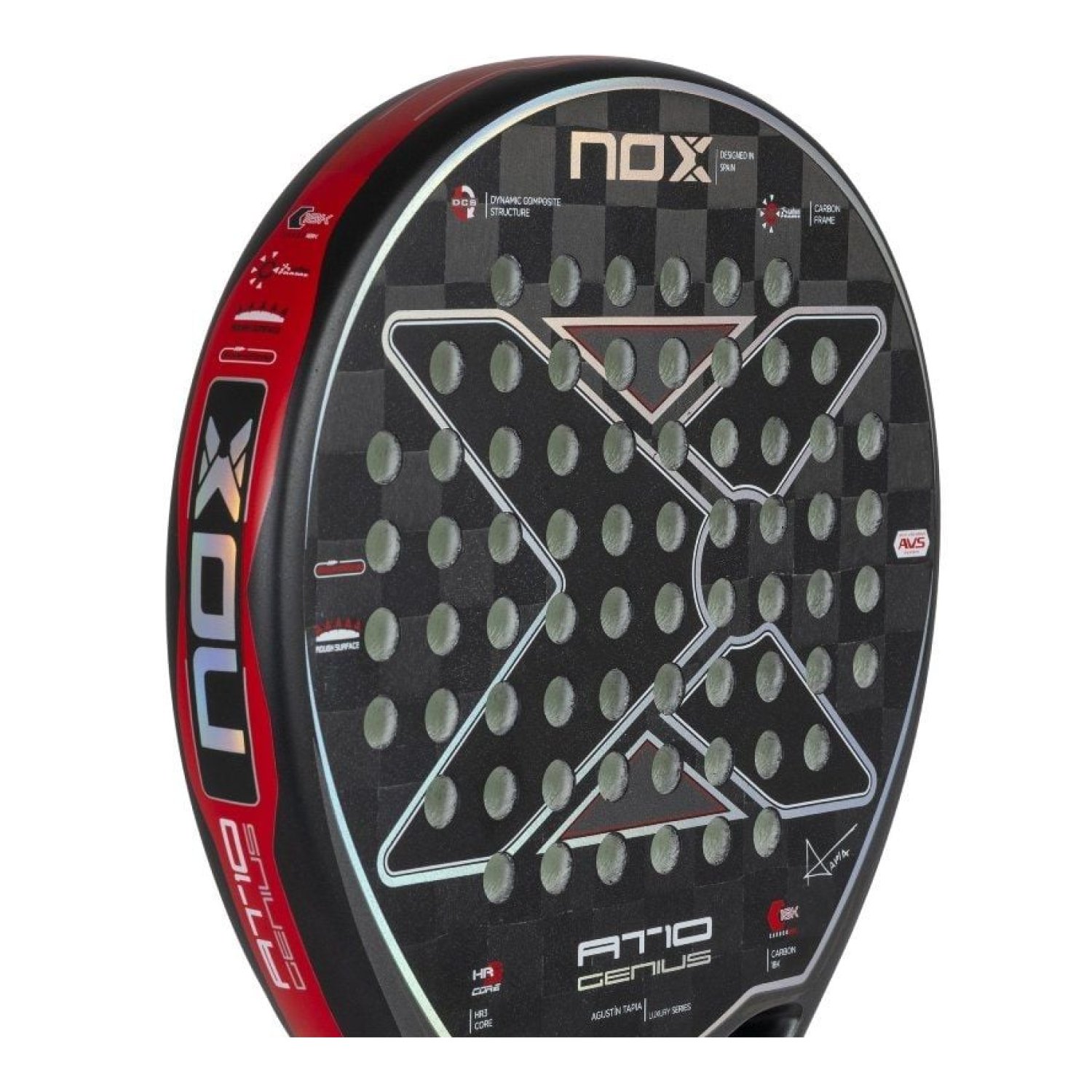 Noxsport AT10 Luxury Genius · Pala de Pádel · 18K · Edición Agustín Tapia