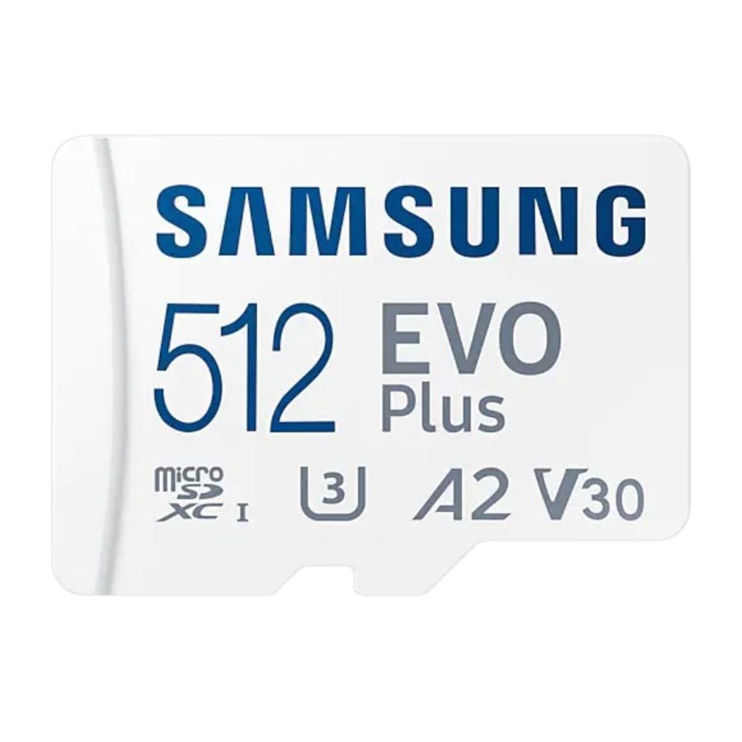 Samsung EVO Plus · microSD XC 512GB · Clase 10 · 160MB/s · Con Adaptador