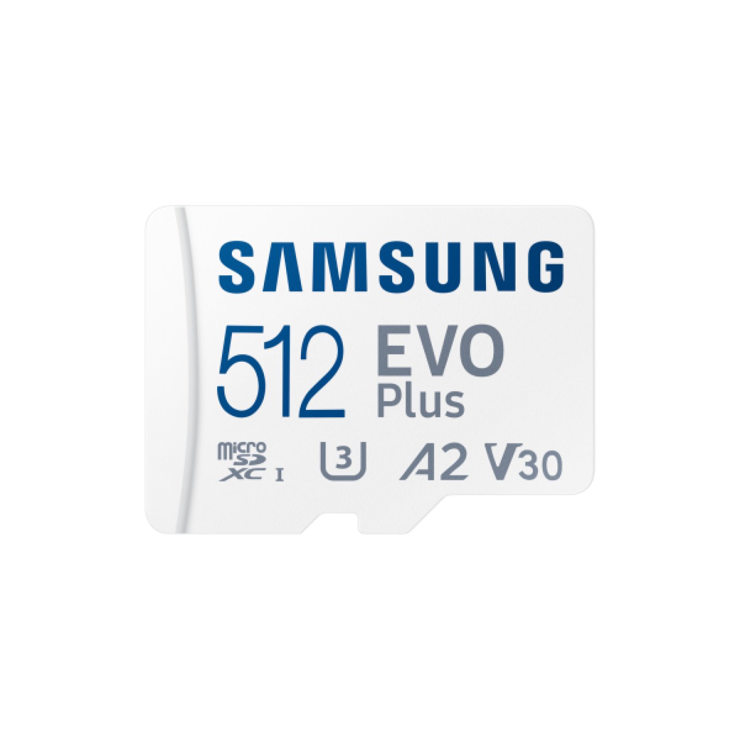 Samsung EVO Plus · microSD XC 512GB · Clase 10 · 160MB/s · Con Adaptador